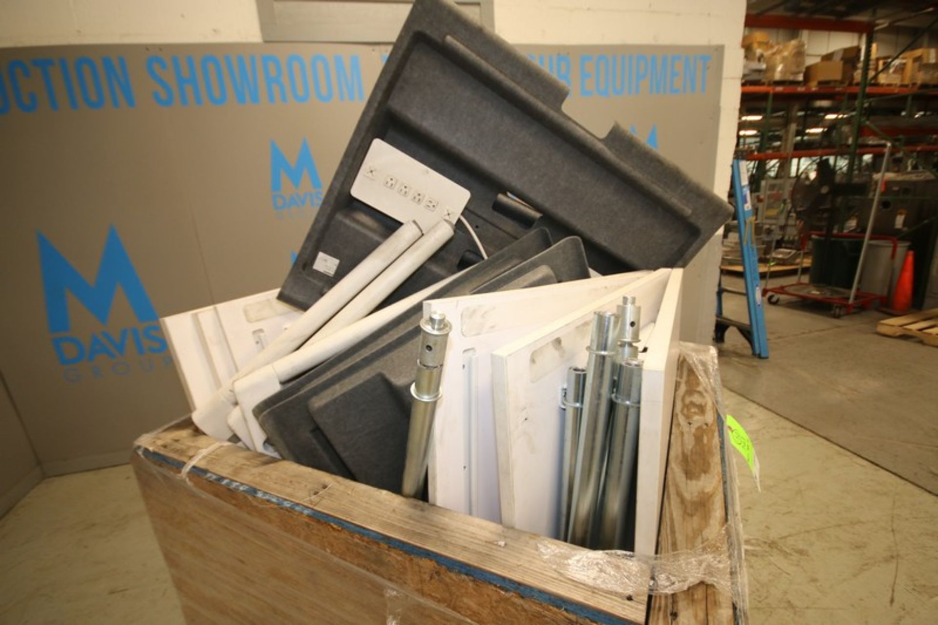 Poppin Series A Desk Systems with Power Trays, (Dismantled) (INV#69695)(Located @ the MDG Auction - Image 2 of 4