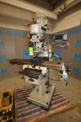 2021 Grizzly 9" x 49" Vertical Milling Machine, Model G0796, SN A200492, with Goxh LCD i500 Touch