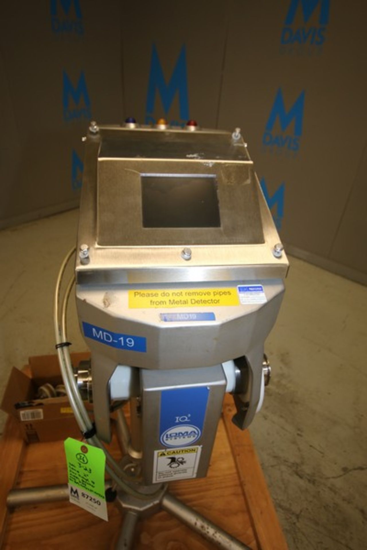 2011 Loma 2" Flow Through S/S Metal Detector, Model IQ3, SN BPL90902ST-16437D, with Clamp Type - Image 2 of 8