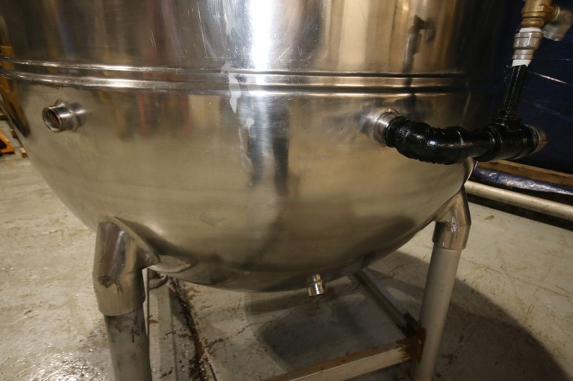 Groen 500 Gallon Jacketed S/S Kettle, Model 500, SN & BN 23122, with Bottom & Side Scrape Surface - Image 11 of 16
