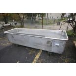 A-One Manufacturing, 101" L x 30" W x 22" D, Portable S/S Troth, Model 22-DT-001, SN 25967-1 (INV#