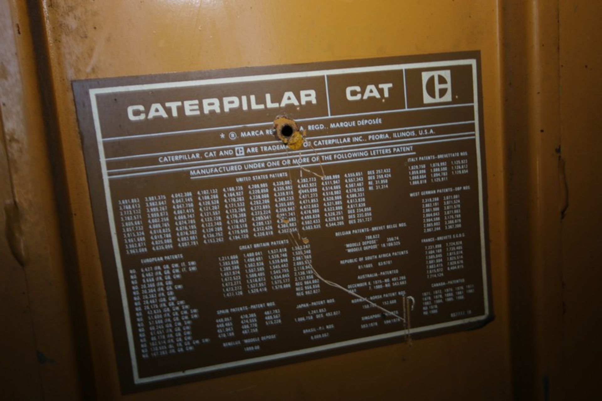 Cat / Clark Aprox. 10,000 lbs. Capacity Propane Forklift, Possibly Model GC50, SN A27701, with 2 - Image 11 of 11