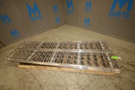 Lot of (4) 10' L x 16" W Aluminum Skate Conveyor Sections (INV#101632) (Located @ the MDG Auction