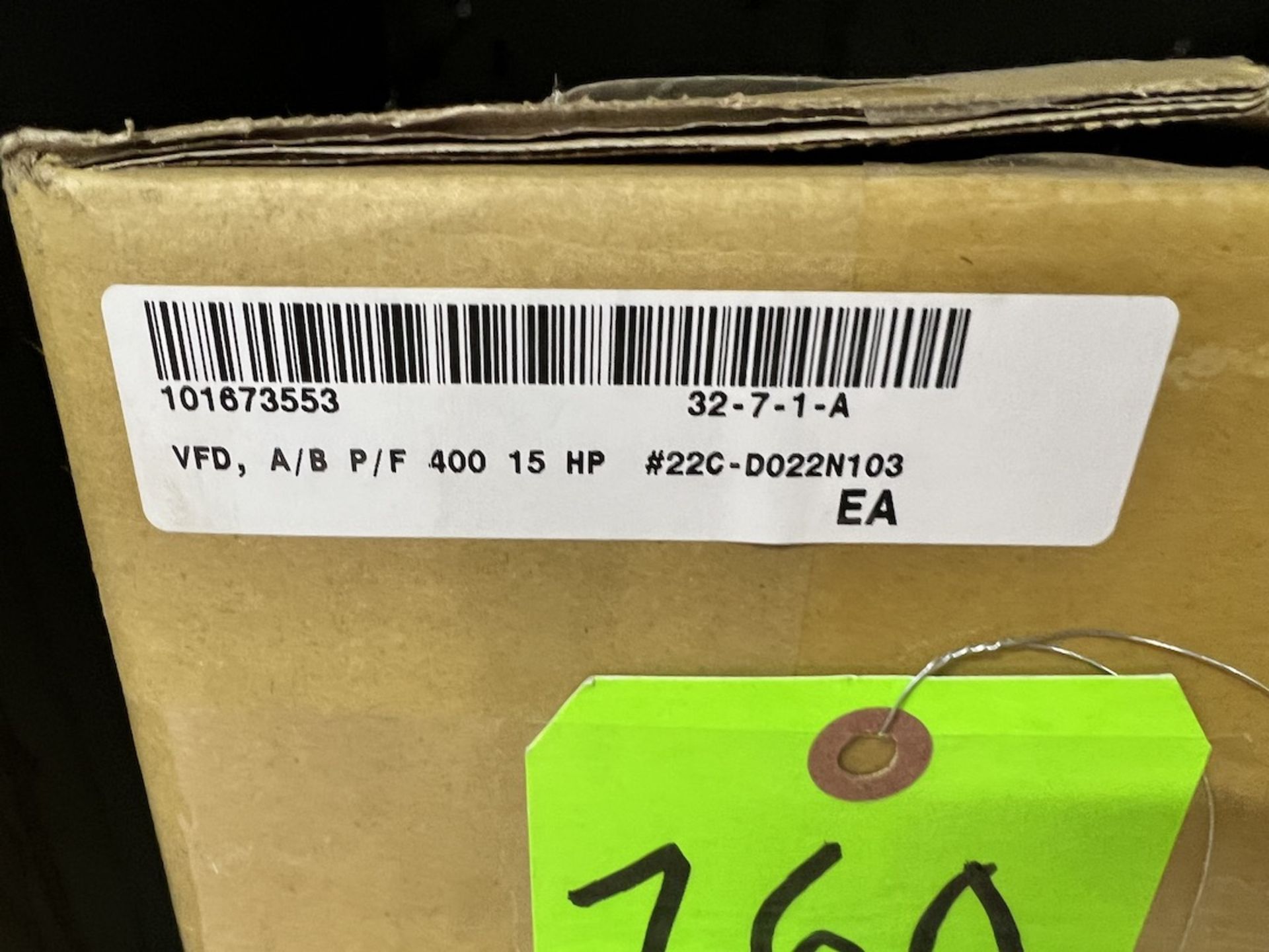 ALLEN BRADLEY POWERFLEX 400 15-HP VFD (SIMPLE LOADING FEE $110) - Image 2 of 4