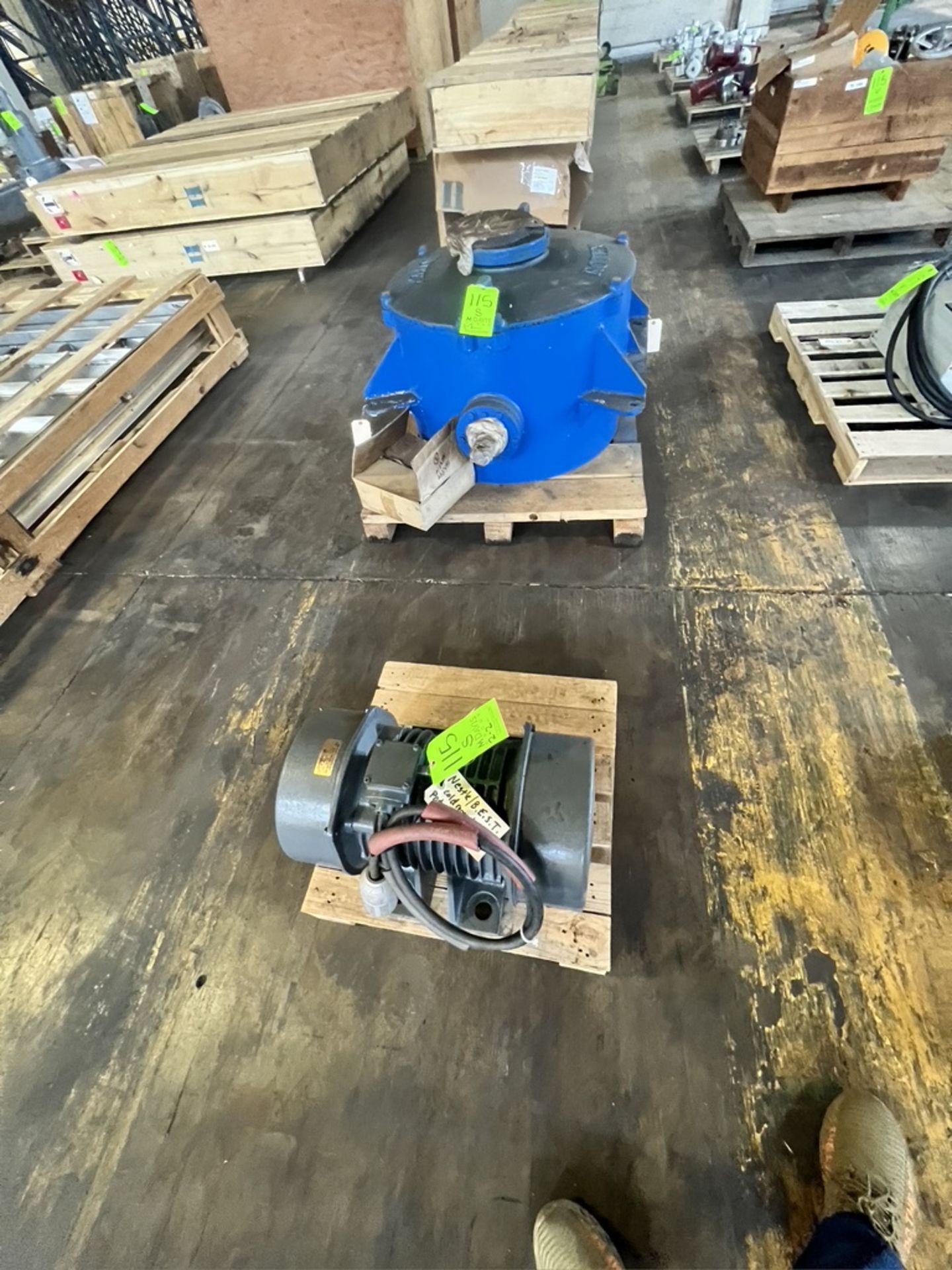 ASSORTED ROTEX SCREENER COMPONENTS, INCLUDING: Rotex Screener Gear Box ...