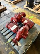 (2) BELL AND GOSSETT IN-LINE CENTRIUGAL PUMPS, MODEL 3X95C, SIZE 80 3 X 3 X 9.5, 5-HP