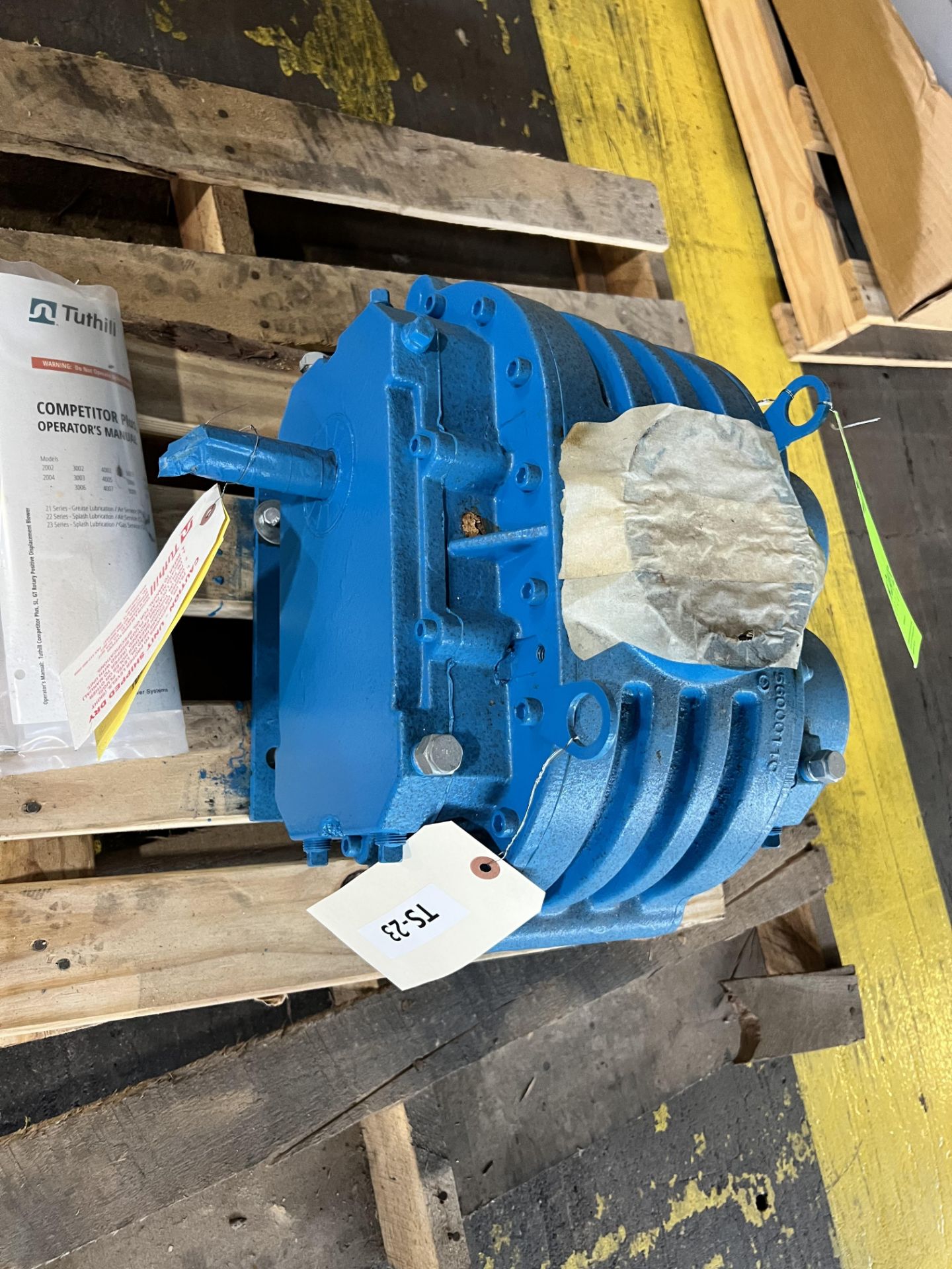 NEW 2016 TUTHILL ROTARY POSITIVE DISPLACEMENT BLOWER PUMP HEAD, MODEL 5006-22L 3N, S/N 3366161602, - Image 2 of 9