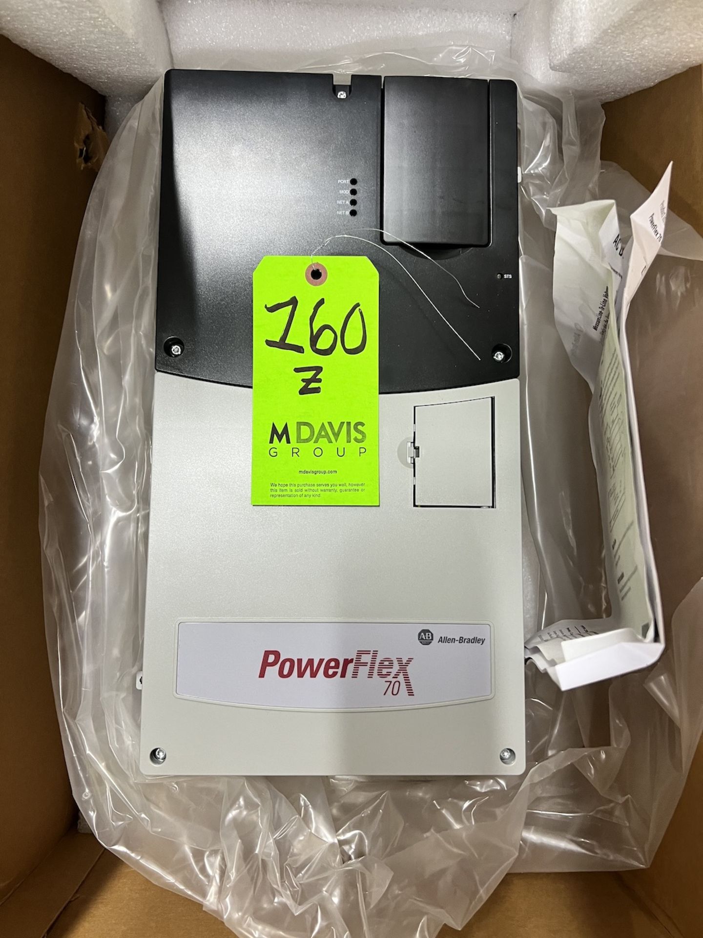 ALLEN BRADLEY POWERFLEX VFD AND PWOERFLEX 70 FAN (SIMPLE LOADING FEE $110)