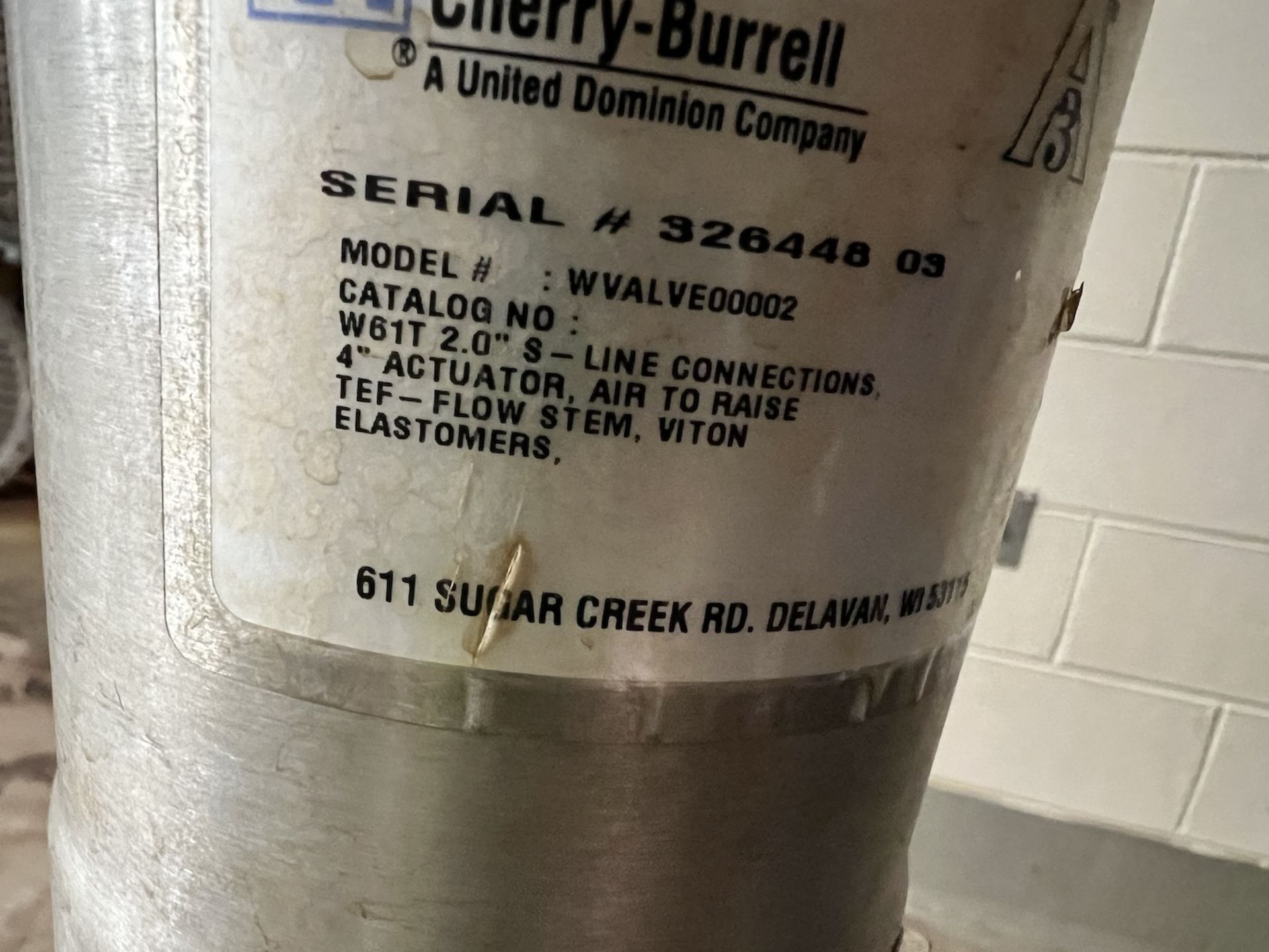 WAUKESHA CHERRY BURRELL SKIDDED POSITIVE DISPLACEMENT PUMP, MODEL 130 U2, S/N 353449 04, 3-HP MOTOR, - Image 13 of 13