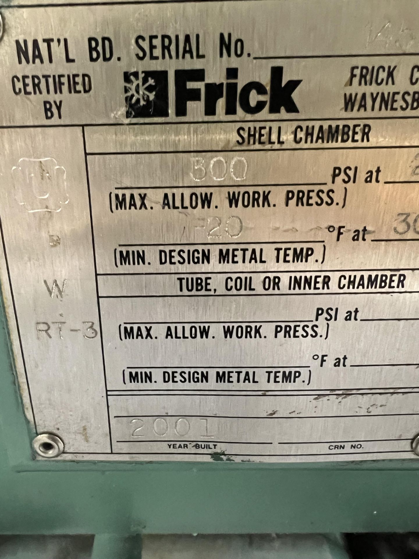 FRICK AMMONIA SCREW COMPRESSOR, MODEL RWB II 316 H, S/N WO482VFMCTTAA11, 3600 RPM - Image 12 of 34