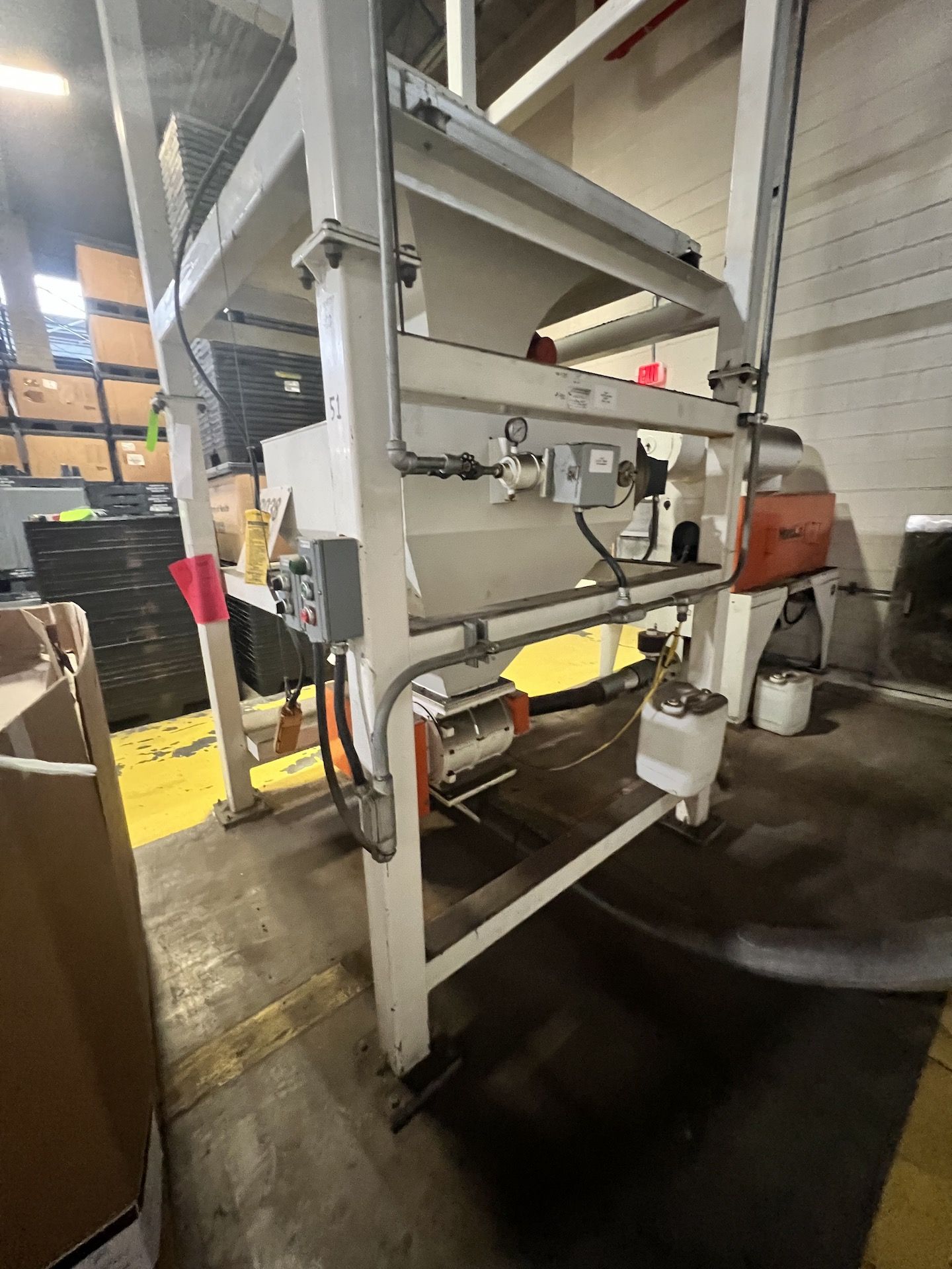 HORIZON SYSTEMS BULK BAG DISCHARGER / SUPERSAC UNLOADING SYSTEM, INCLUDES ROTARY AIRLOCK VALVE, - Image 13 of 24