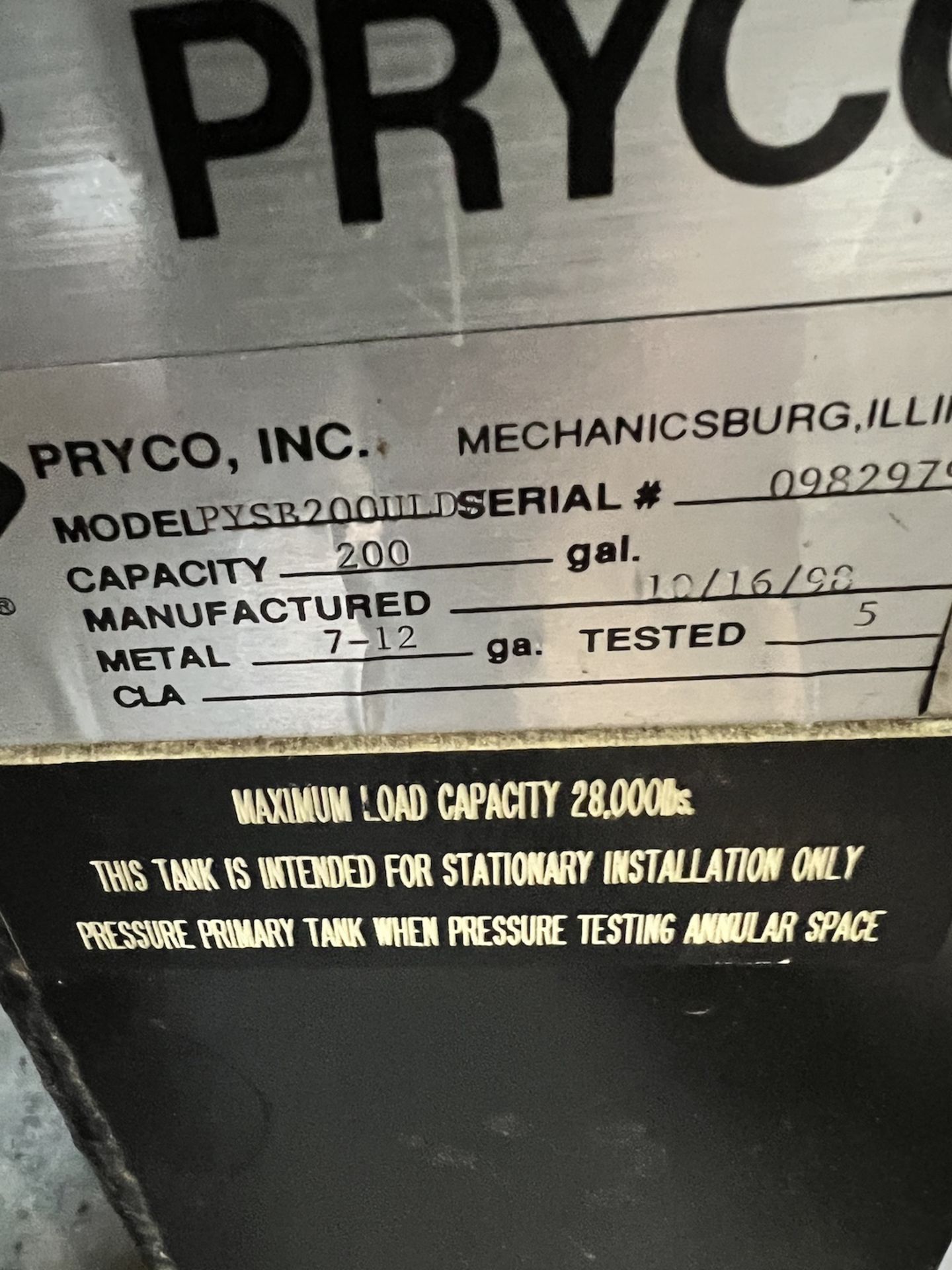 CUMMINS STANDBY GENERATOR, MODEL 6CT8.3-GS, S/N G890254283, I.D. NO. 125CT60/34904C, 125 KW, 1800 - Image 11 of 12