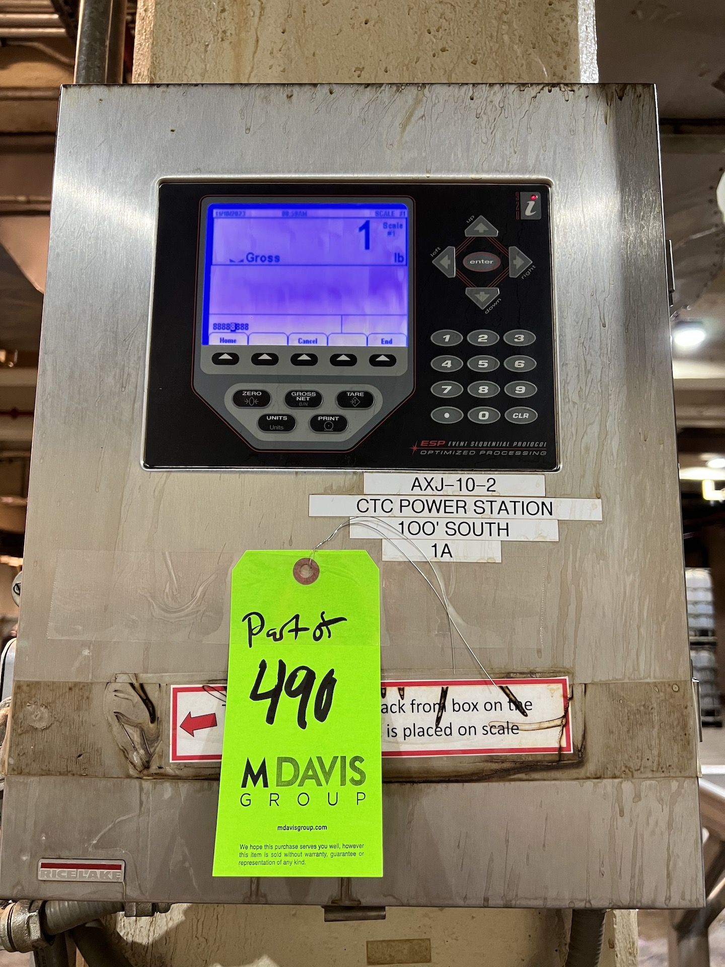 (2) RICE LAKE PALLET FLOOR SCALES WITH DIGITAL READOUTS (SIMPLE LOADING FEE $330) - Image 6 of 7