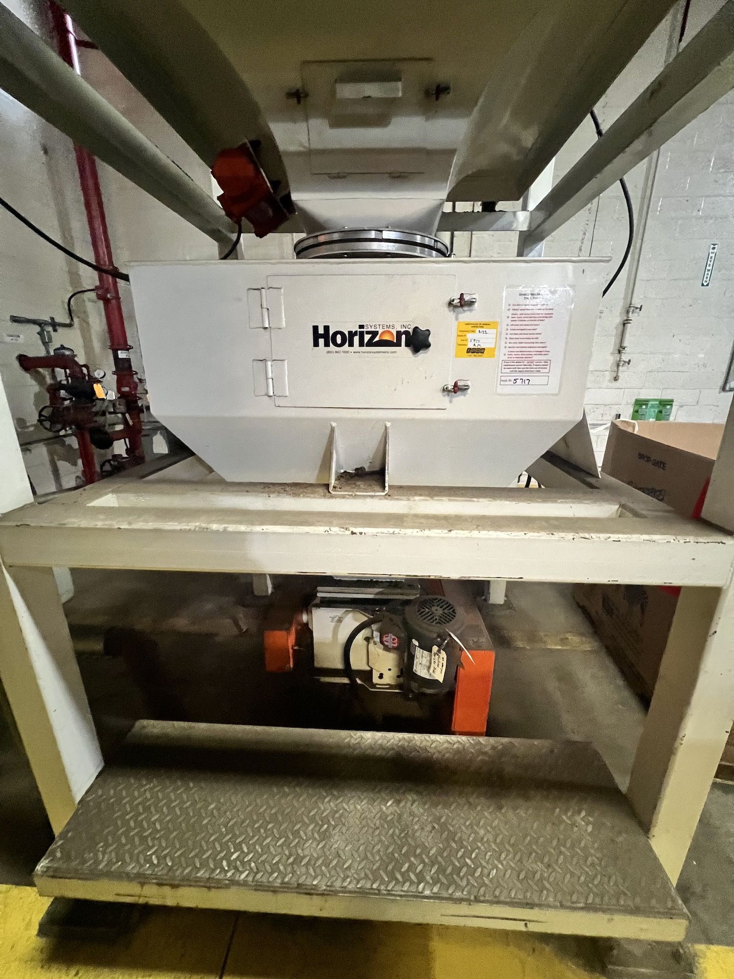 HORIZON SYSTEMS BULK BAG DISCHARGER / SUPERSAC UNLOADING SYSTEM, INCLUDES ROTARY AIRLOCK VALVE, - Image 6 of 24