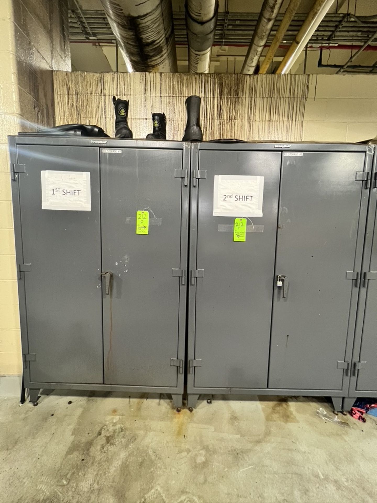 (2) STRONGHOLD HEAVY DUTY STORAGE CABINETS, DOES NOT INCLUDE CONTENTS (SIMPLE LOADING FEE $110) - Image 2 of 6