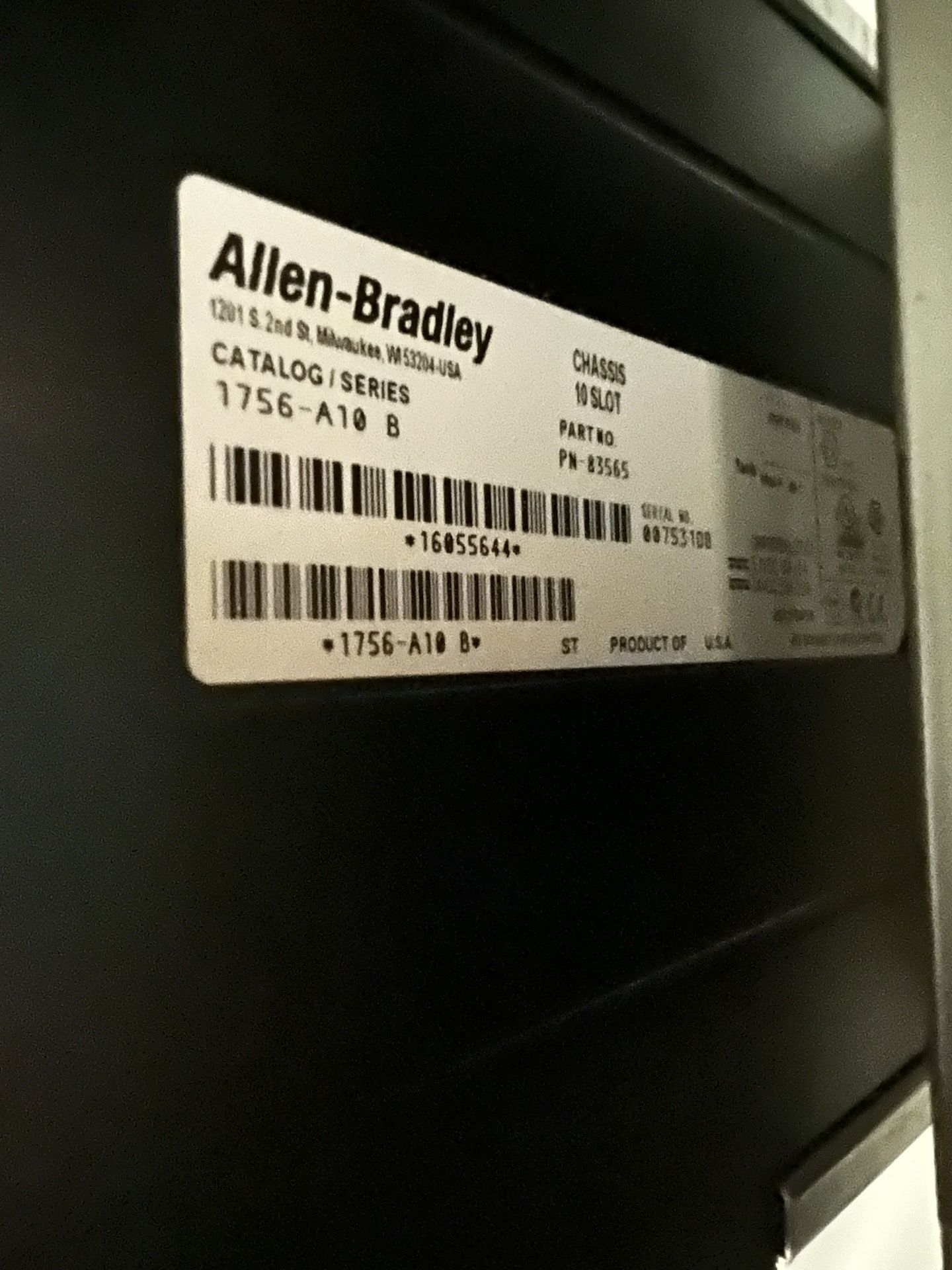 (7) ALLEN BRDLEY CONTROLLER RACKS, CONTROLNET COAX CONTROLLERS, A-B CIRCUIT BREAKERS , ALLEN BRADLEY - Image 17 of 23