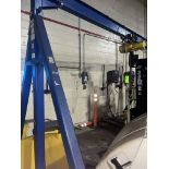 STEEL GANTRY GRANE WITH 2 TON,CHAIN HOIST (SIMPLE LOADING FEE $440)