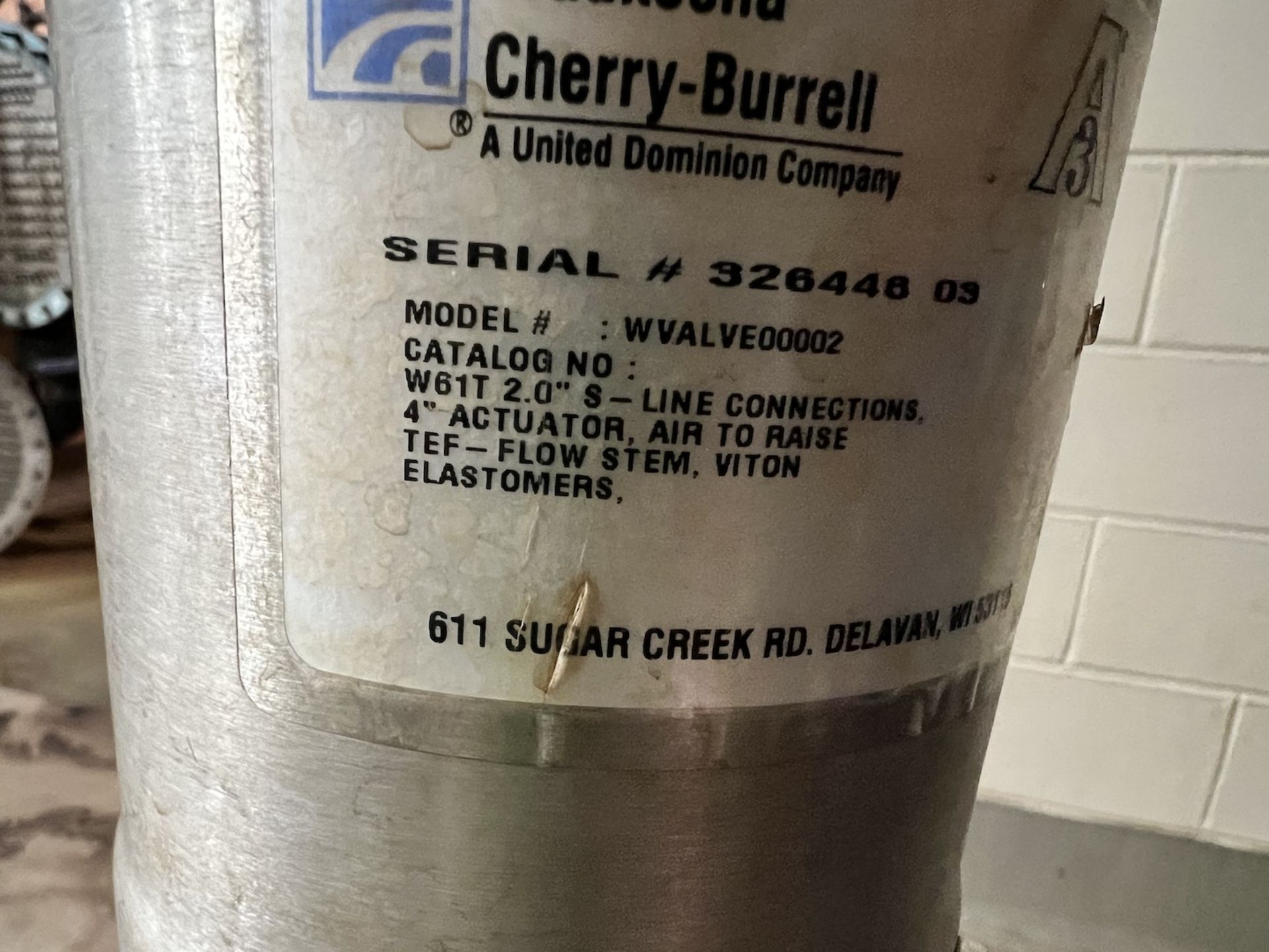 WAUKESHA CHERRY BURRELL SKIDDED POSITIVE DISPLACEMENT PUMP, MODEL 130 U2, S/N 353449 04, 3-HP MOTOR, - Image 12 of 13