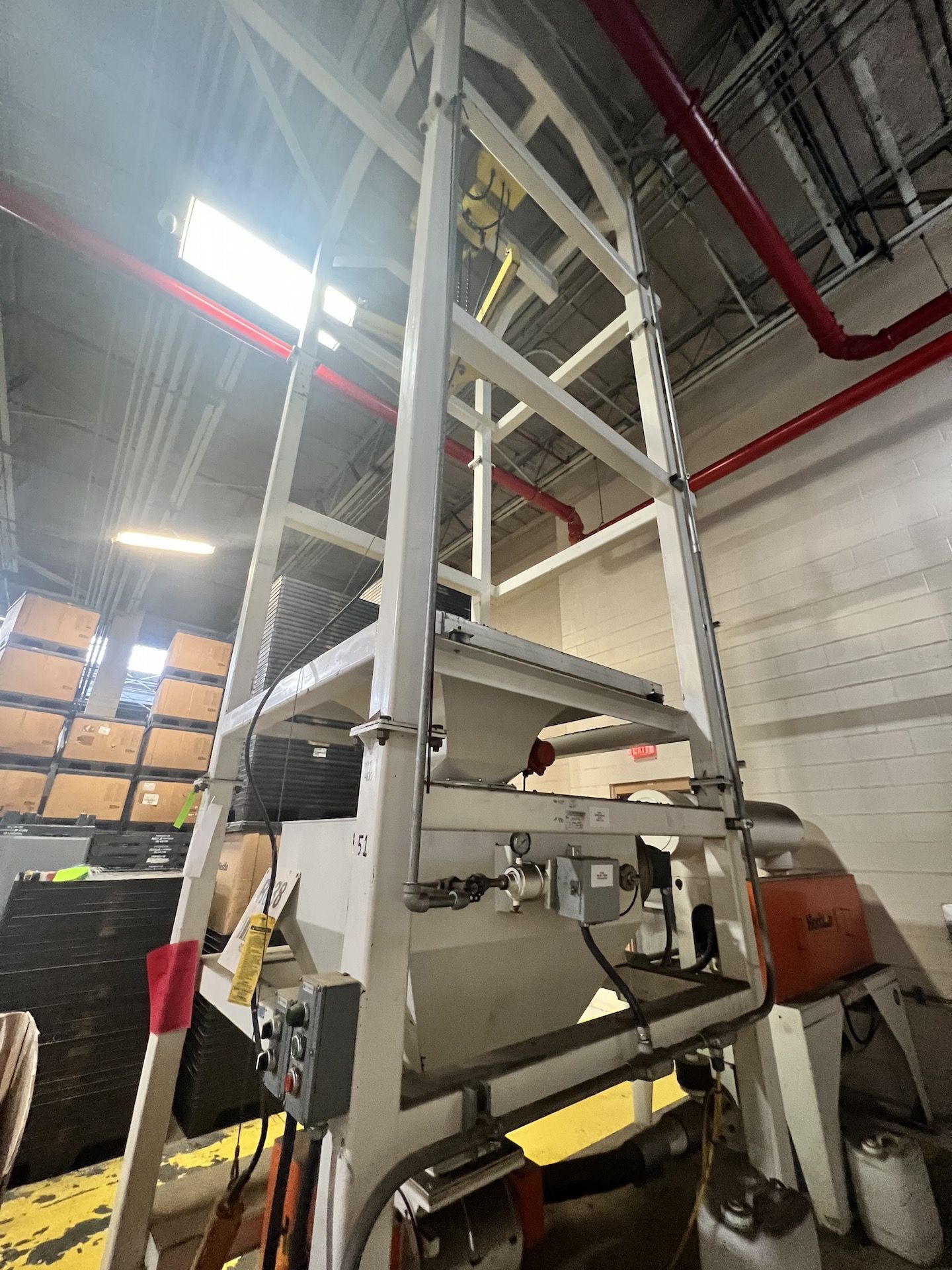 HORIZON SYSTEMS BULK BAG DISCHARGER / SUPERSAC UNLOADING SYSTEM, INCLUDES ROTARY AIRLOCK VALVE, - Image 14 of 24