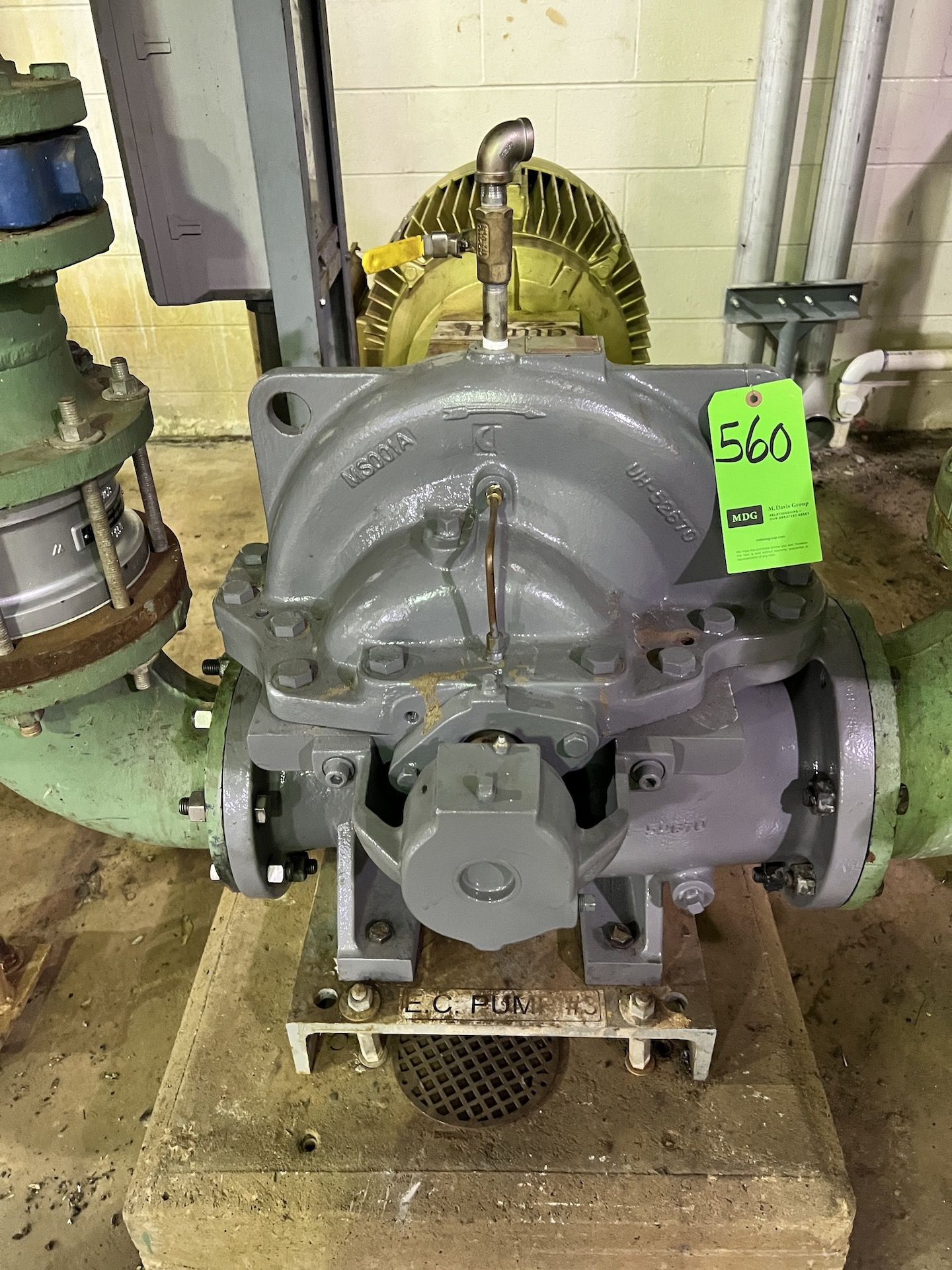 2022 FLOWSERVE SINGLE CASE AXIALLY SPLIT CENTRIFUGAL PUMP, MODEL 6LR-13A/12.75 SF, 175 PSI @ 100