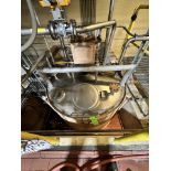 CHERRY BURRELL S/S JACKETED MIXING TANK, WITH TOP-MOUNT AGITATION (SOLD SUBJECT TO CONFIRMATION OF