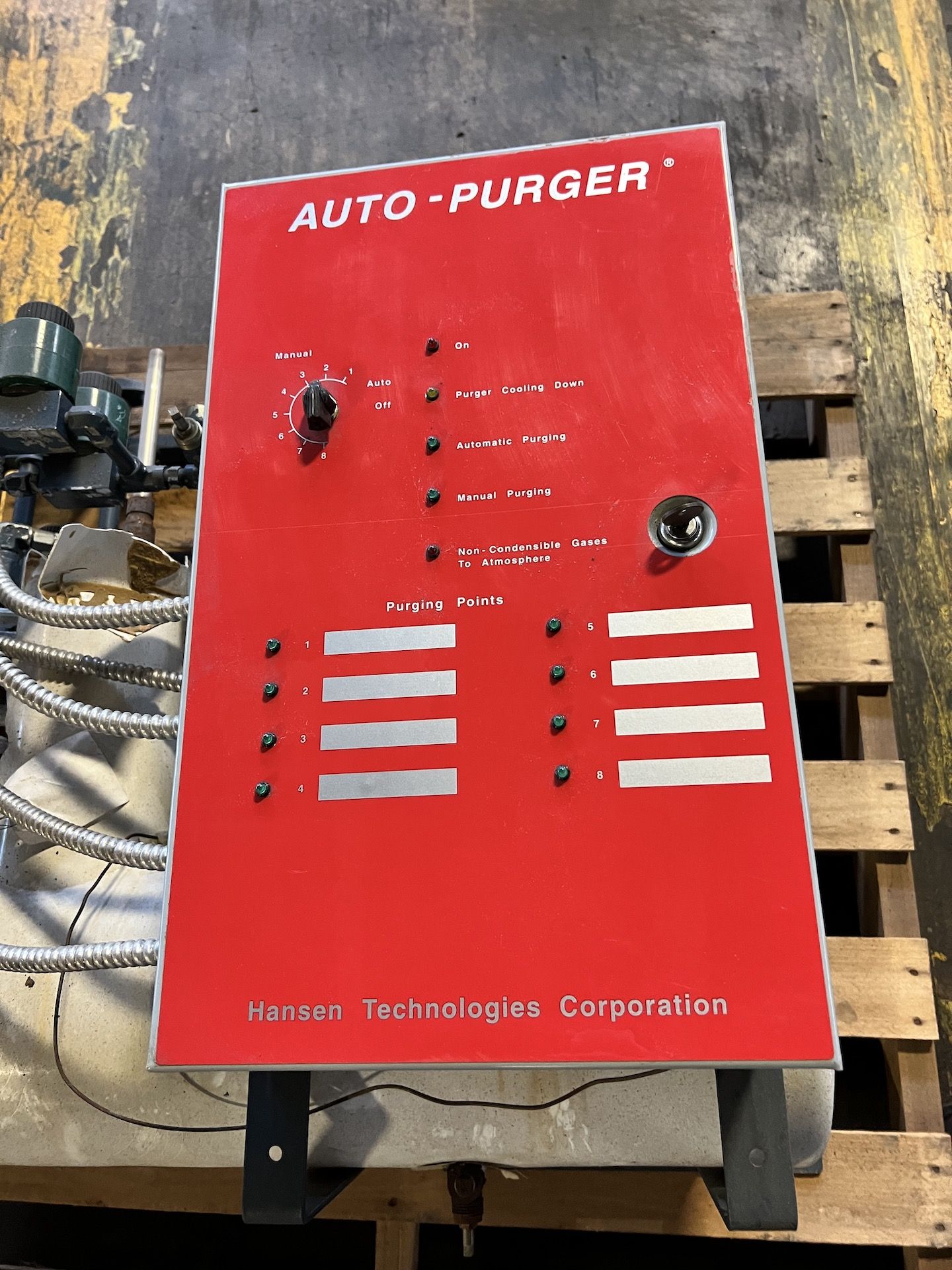 (3) PALLETS WITH HANSEN AUTO-PUGER AND ASSORTED PUMPS, ARMSTRONG IN-LINE CENTRIFUGAL PUMP, GOULDS - Image 11 of 22