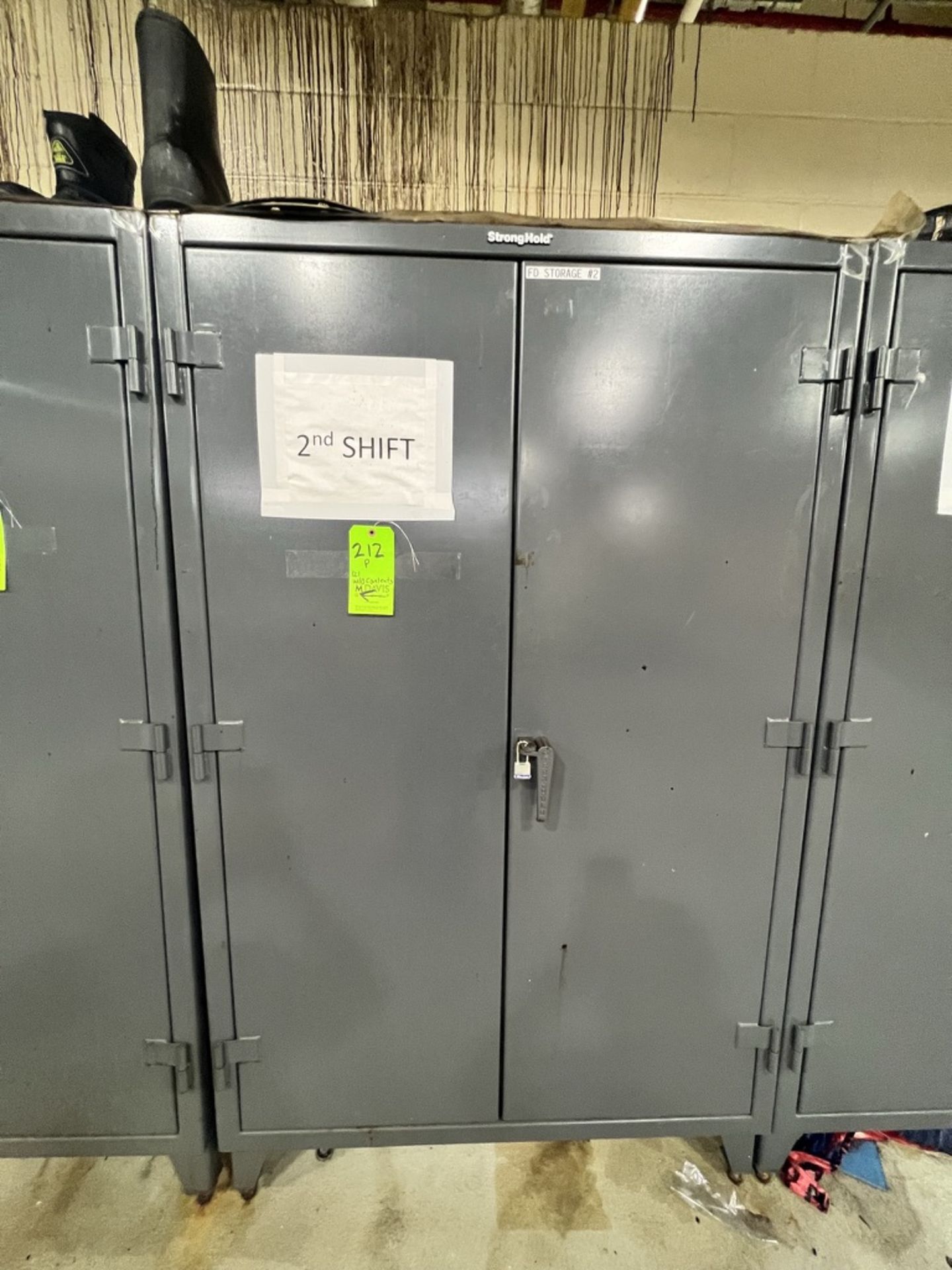 (2) STRONGHOLD HEAVY DUTY STORAGE CABINETS, DOES NOT INCLUDE CONTENTS (SIMPLE LOADING FEE $110) - Image 3 of 6