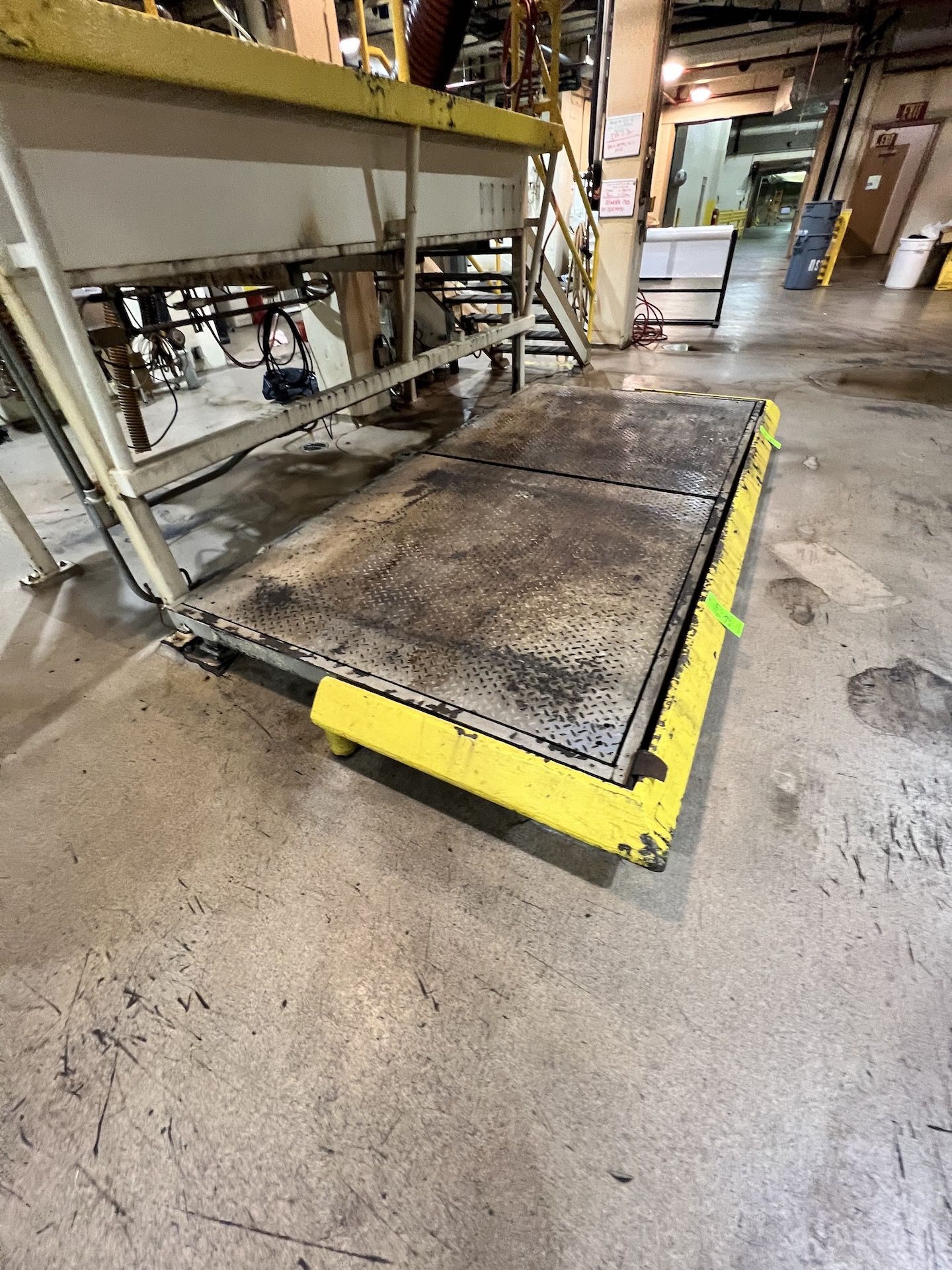 (2) RICE LAKE PALLET FLOOR SCALES WITH DIGITAL READOUTS (SIMPLE LOADING FEE $330) - Image 2 of 7