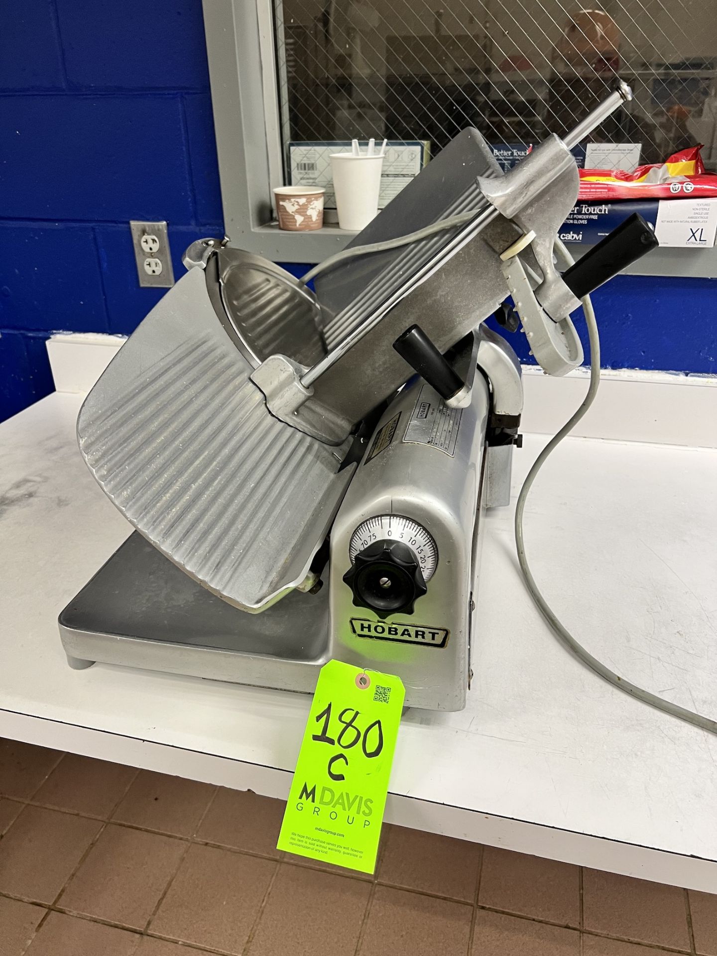 HOBART DELI SLICER, MODEL 1612, S/N 11-209-252, 115 V, 1 PHASE (SIMPLE LOADING FEE $55)