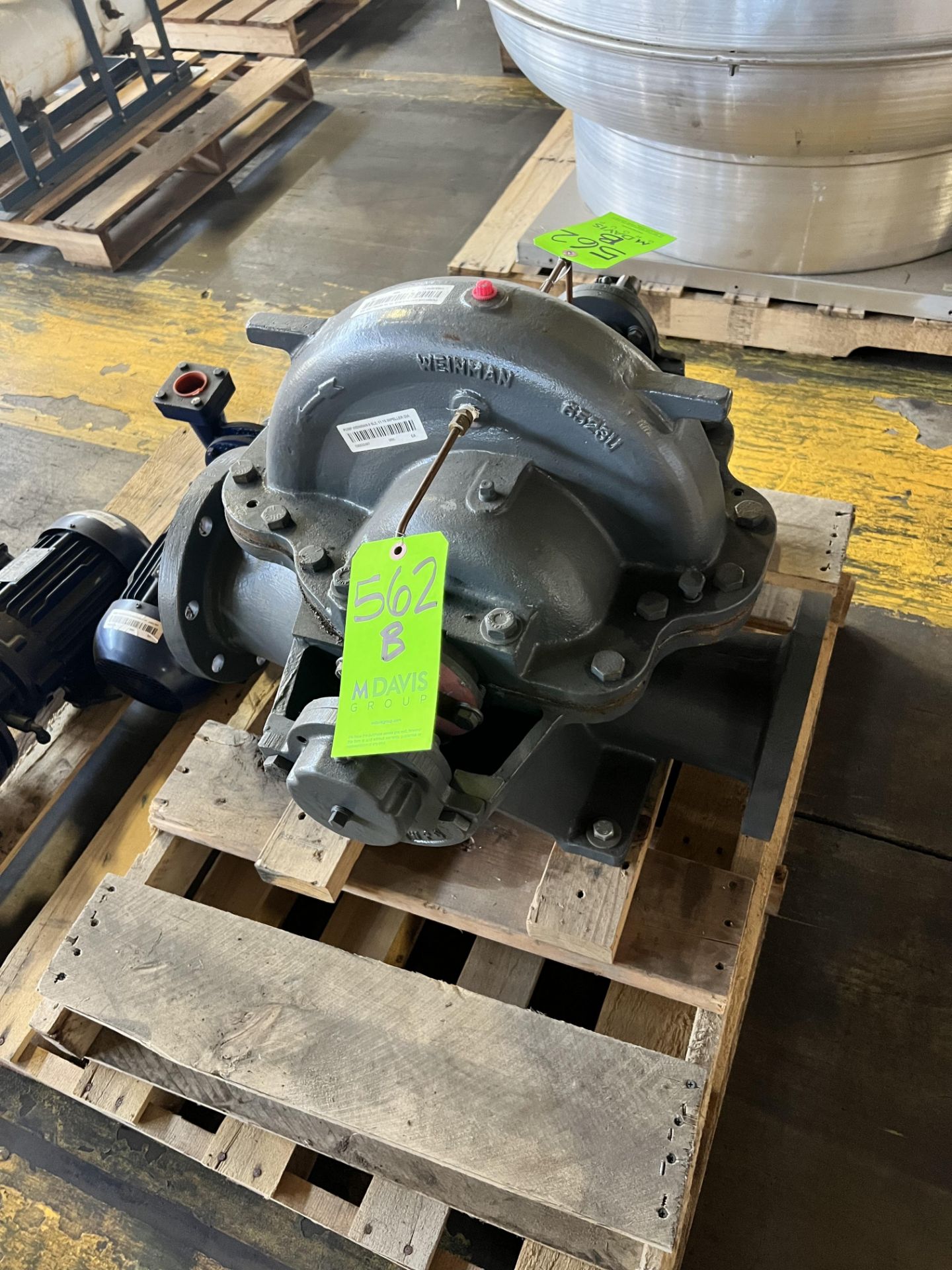 NEW WEINMAN AXIALLY SPLIT CASE SUCTION PUMP HEAD (SIMPLE LOADING FEE $110)