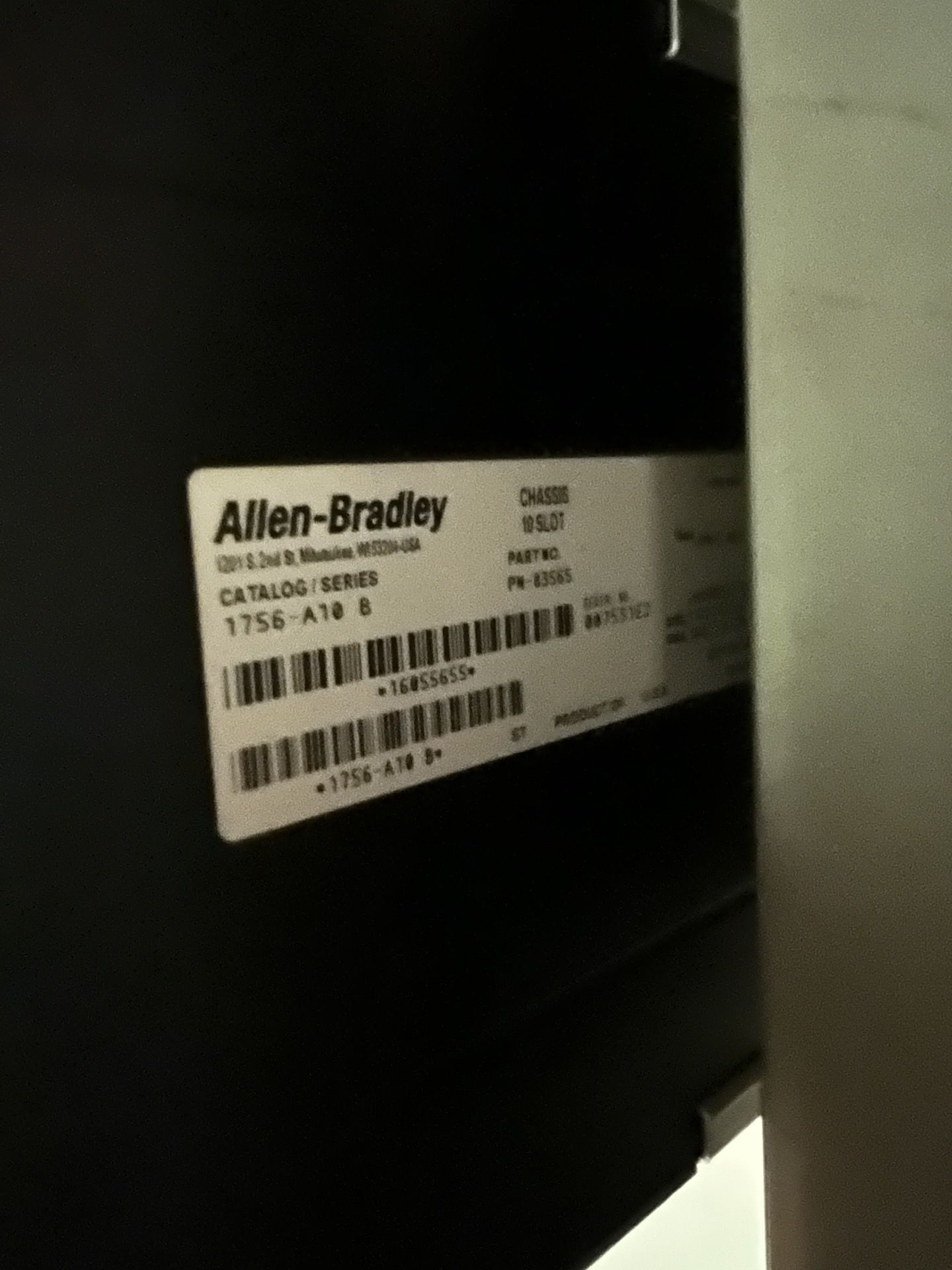 (7) ALLEN BRDLEY CONTROLLER RACKS, CONTROLNET COAX CONTROLLERS, A-B CIRCUIT BREAKERS , ALLEN BRADLEY - Image 16 of 23