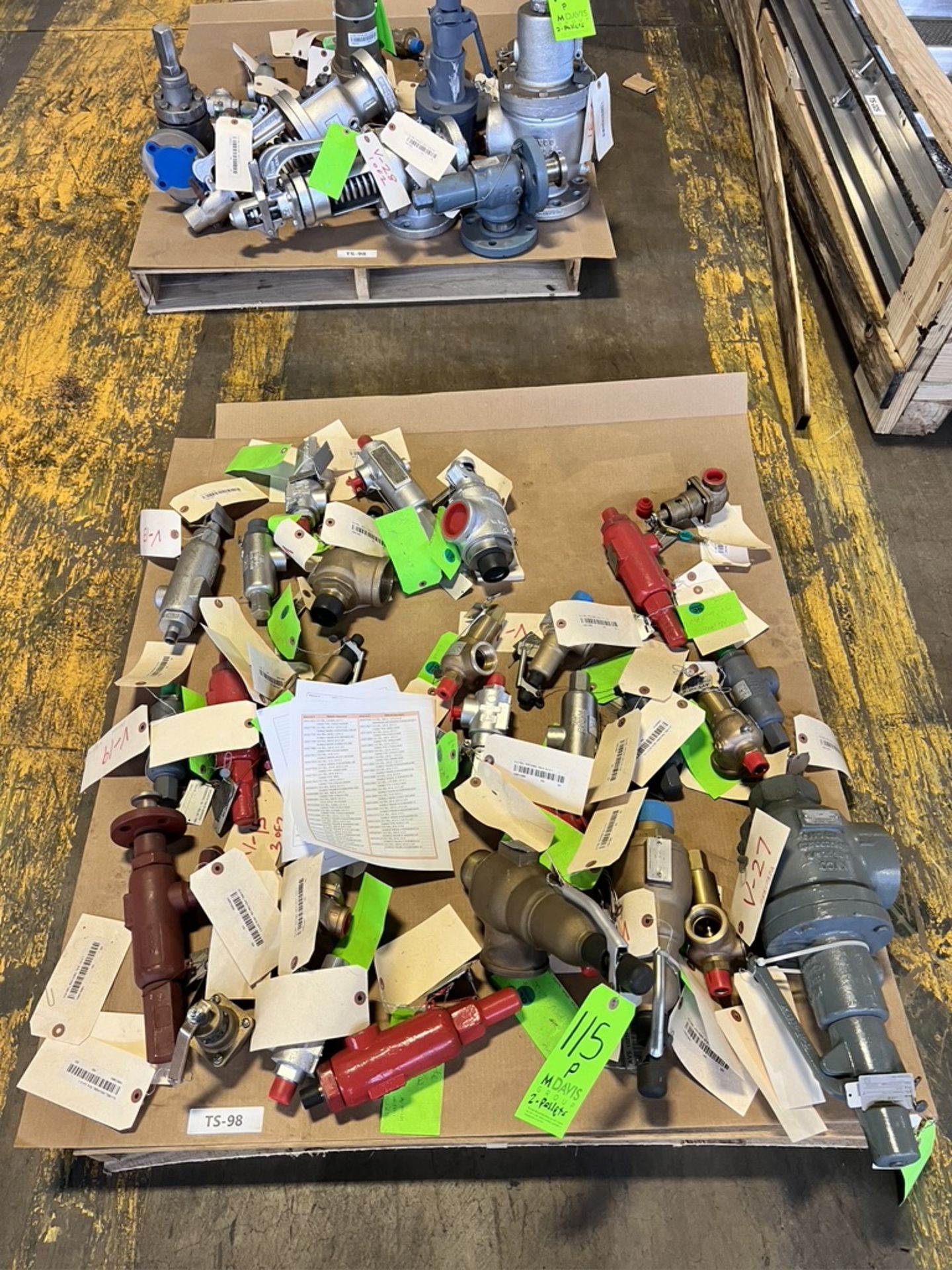 (2) PALLETS OF ASSORTED RELIEF VALVES (SIMPLE LOADING FEE $110) - Image 2 of 14