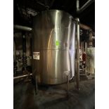 B&G MACHINE CO APPROX. 2,500 GALLON S/S TANK, APPROX 106 IN. H X 85 IN. W (SIMPLE LOADING FEE $2,47