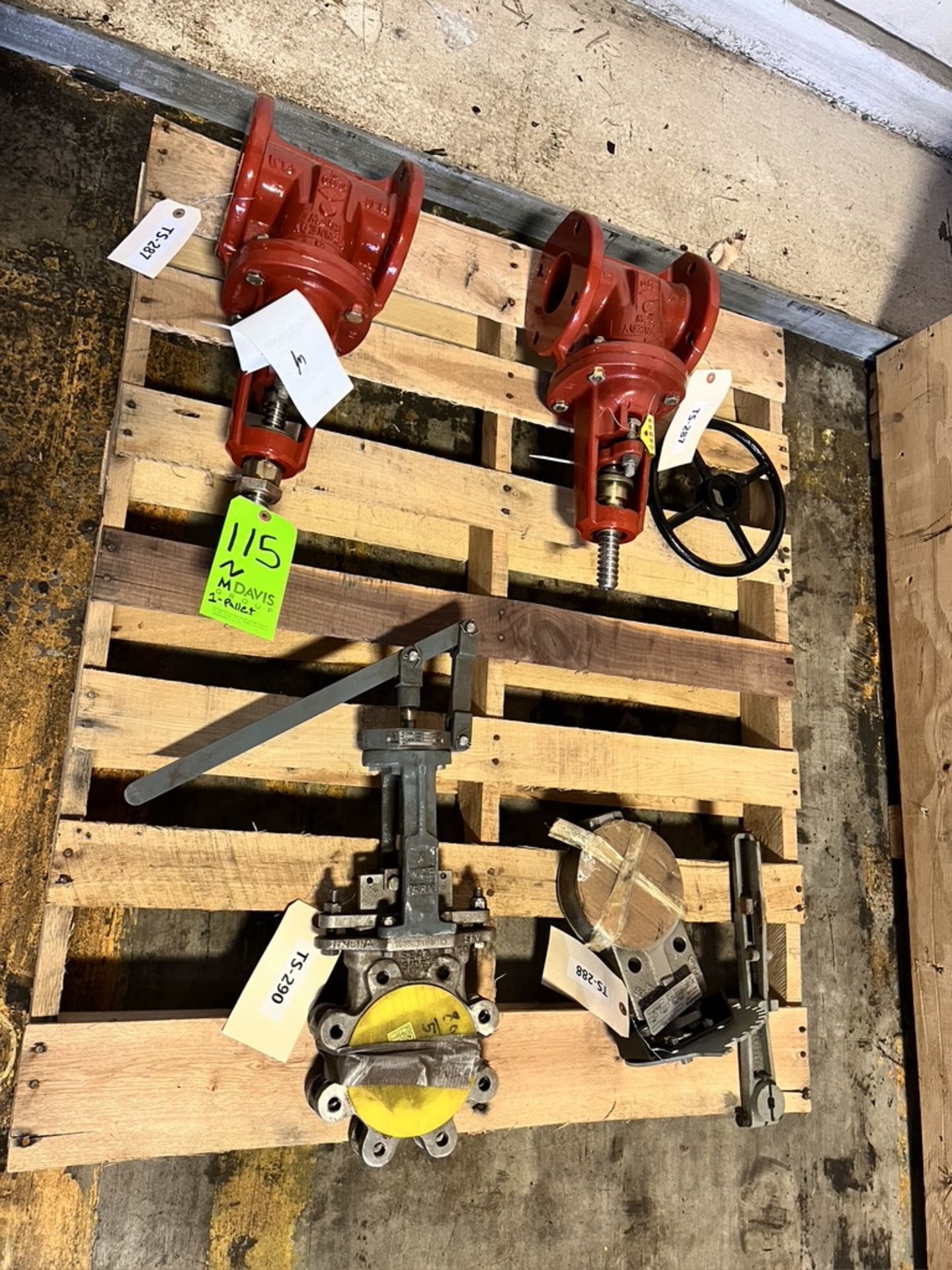 (2) NEW Kennedy Fire Main Gate Valve # KS-FW-200W, 3" Flanged(1) Flowserve Butterfly Valve 4" # 4-