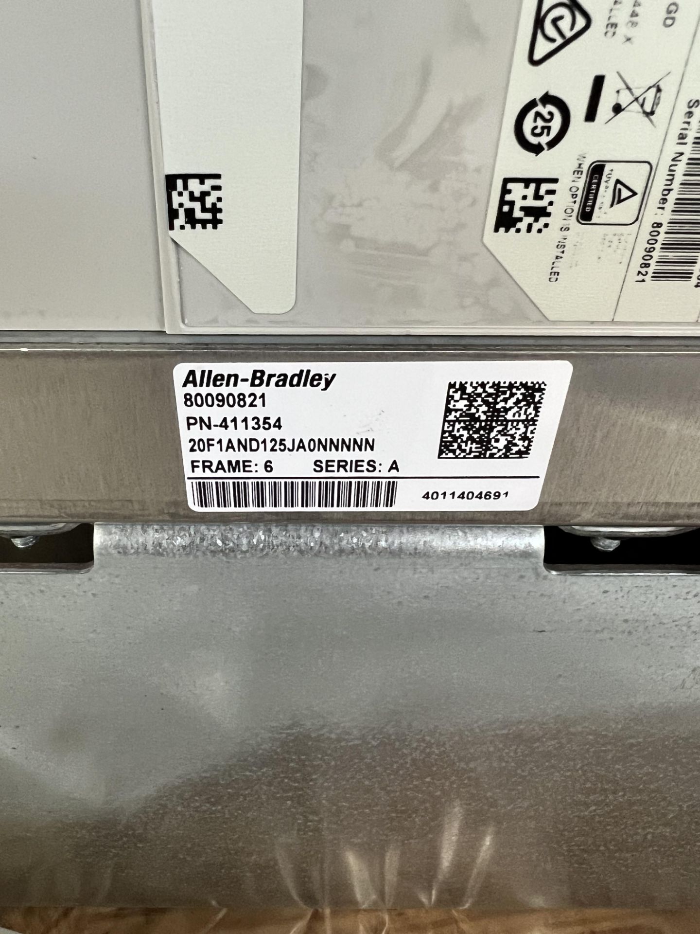 NEW ALLEN BRADLEY POWERFLEX 753 VFD, 100 HP (75 HP), CAL NO. 20F1A N D 125 JA0NNNNN - Image 4 of 5