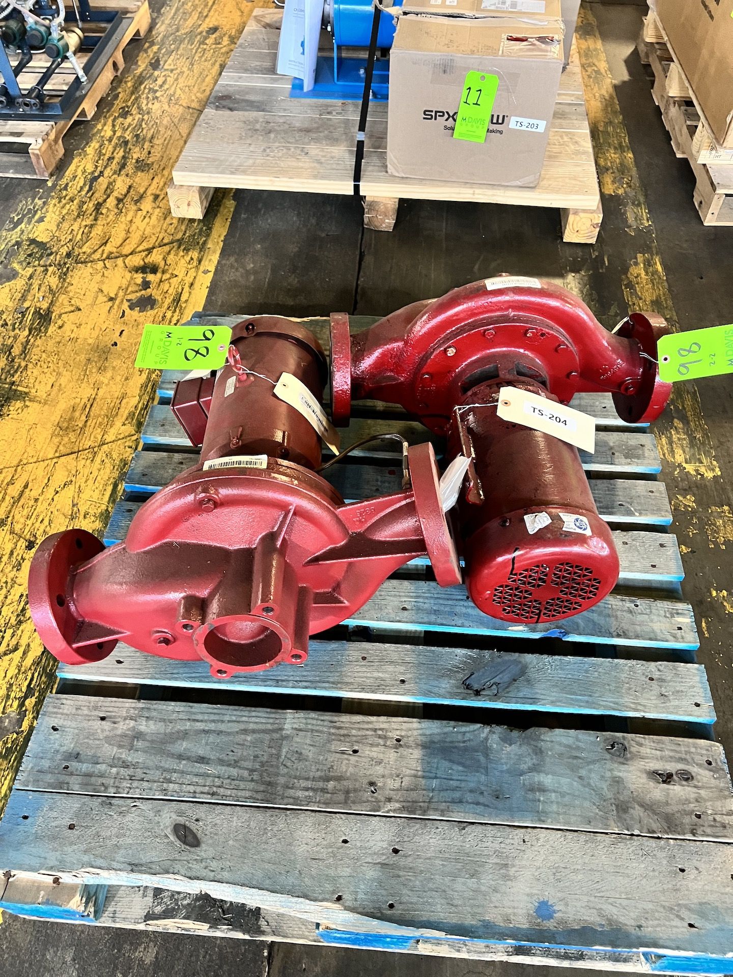 (2) BELL AND GOSSETT IN-LINE CENTRIUGAL PUMPS, MODEL 3X95C, SIZE 80 3 X 3 X 9.5, 5-HP - Image 6 of 8