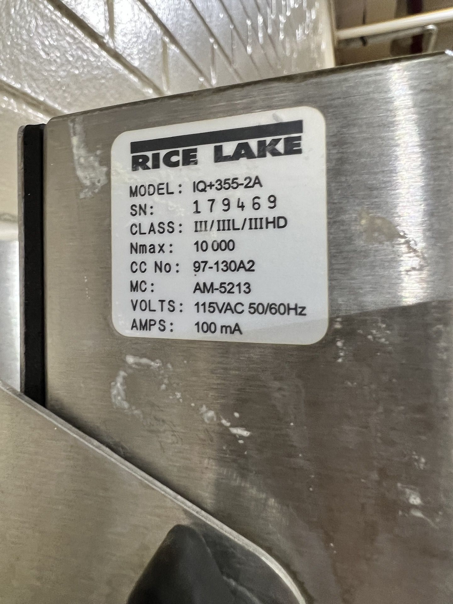 RICE LAKE S/S FLOOR SCALE WITH DIGITAL READOUT (SIMPLE LOADING FEE $165) - Image 5 of 6