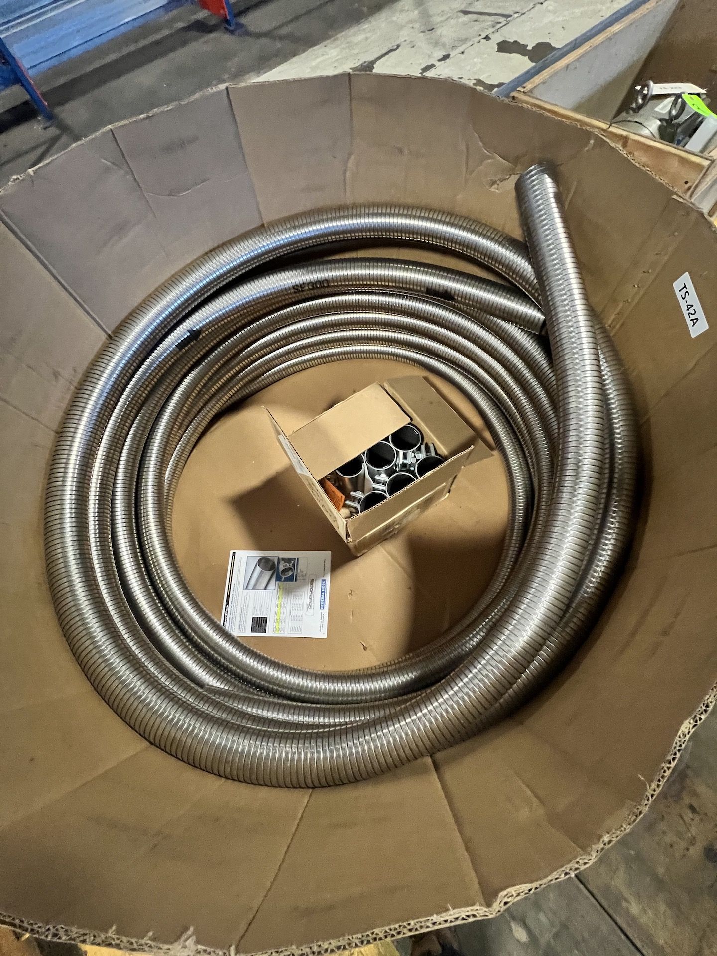(2) Federal Super Flex, Smooth Bore, Light Duty Stainless Steel Hose # SF-300, 2 1/2" x 50' Long - Image 8 of 8