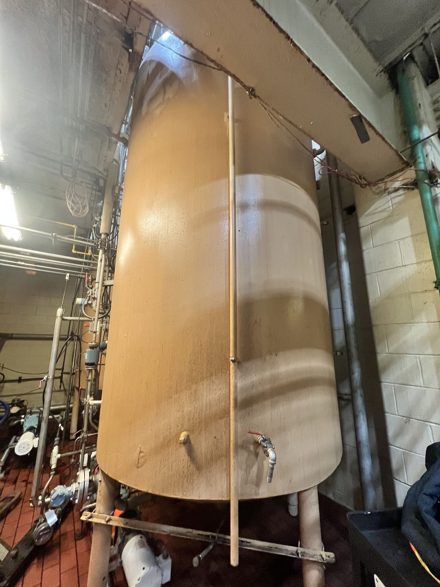 CHERRY BURRELL S/S JACKETED MIXING TANK, S/N 69E-465-, WITH TOP-MOUNT AGITATION - Image 14 of 14