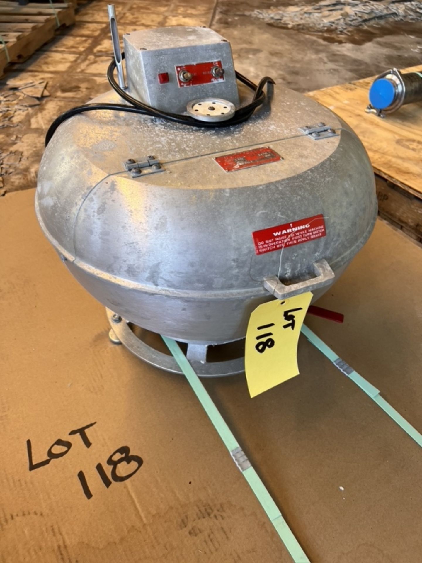 GARVER ELECTRIFUGE, MODEL 112G, S/N 17651, 115 V (YOG118) (INV#86268) (Rigging, Loading, & Site