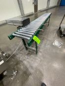 ASHLAND 10' L X 12"" W ROLLER CONVEYOR WITH PNEUMATIC PRODUCT REJECT ARM (YOG55) (INV#84340)(Located