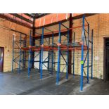 5-Sections of 2-Deep Drive-In Pallet Racking