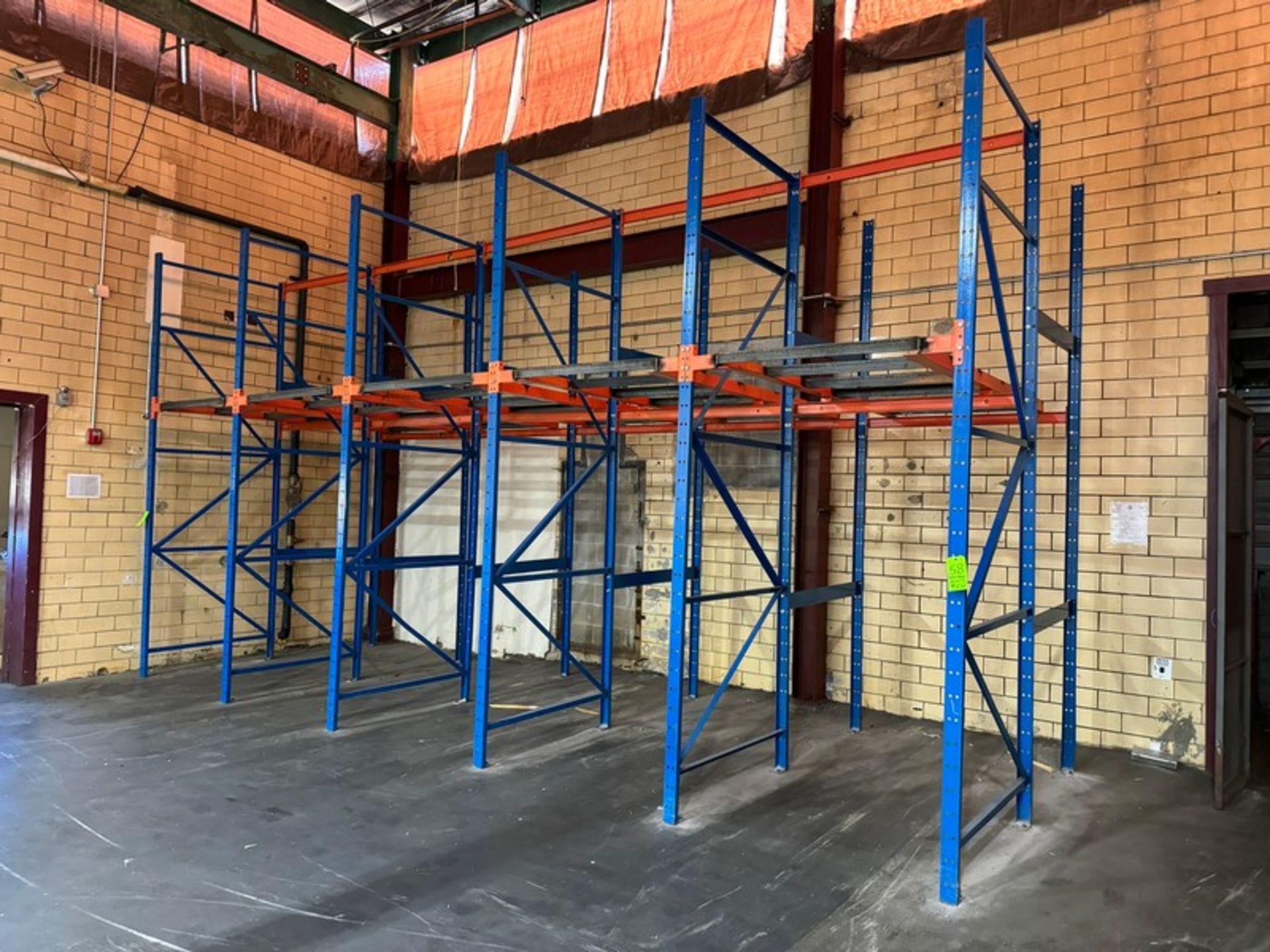 5-Sections of 2-Deep Drive-In Pallet Racking