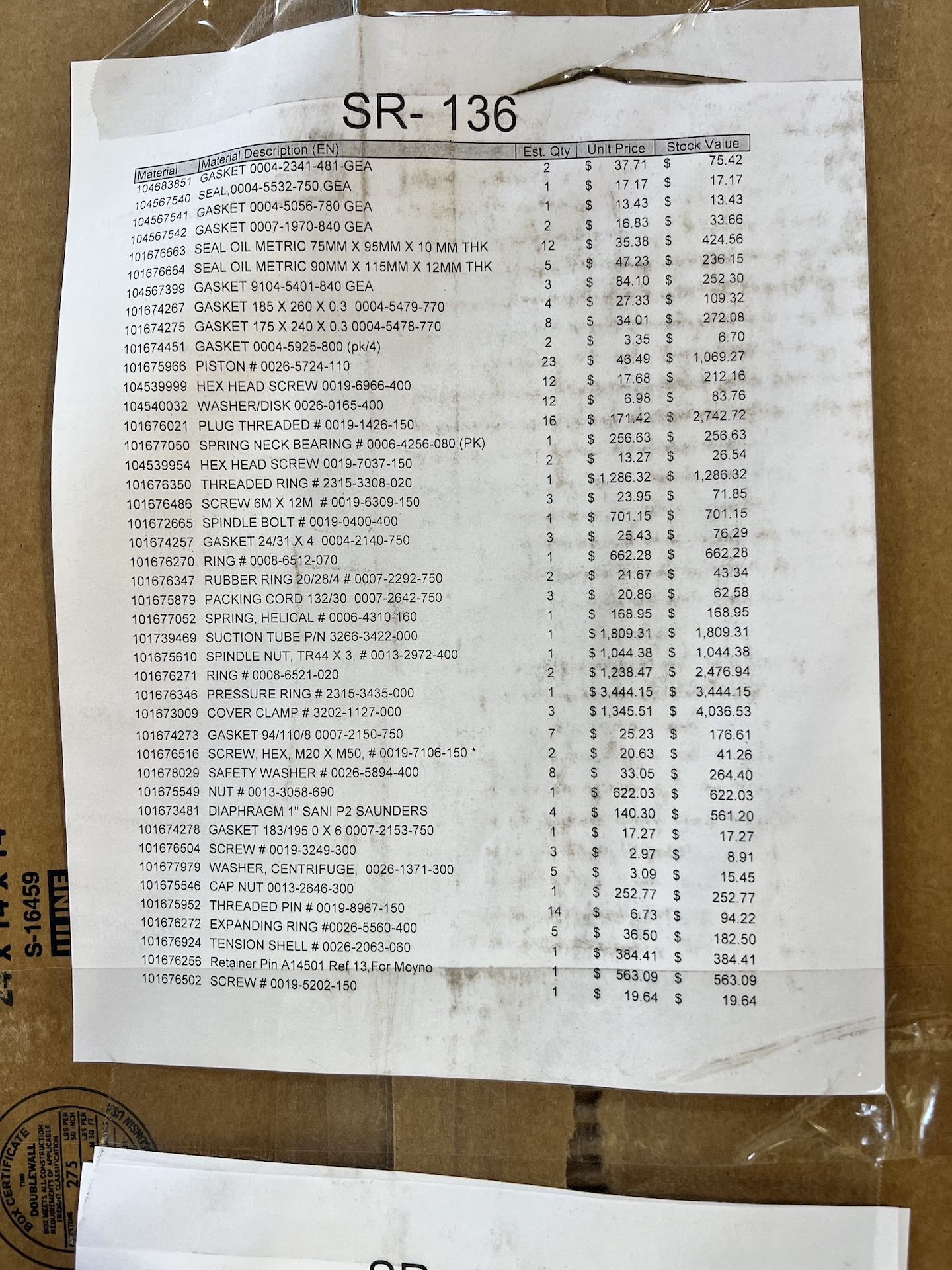 GEA CENTRIFUGE MODEL SA60 PARTS AND MRO - Image 7 of 9