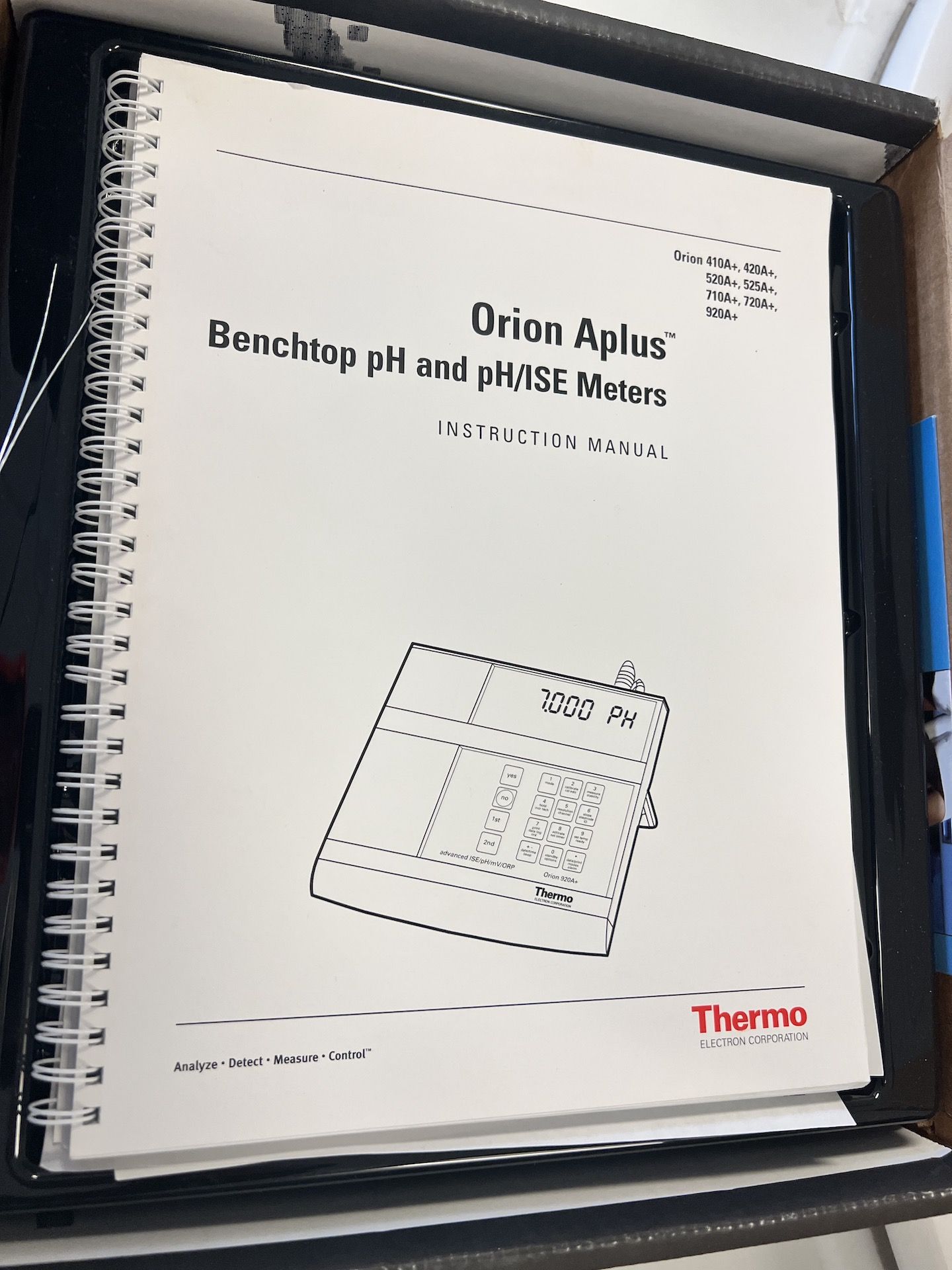 THERMO ELECTRON CORP ORION APLUS BENCHTOP PH/MV/RMV/ORP ORIONA+ METER - Image 3 of 4