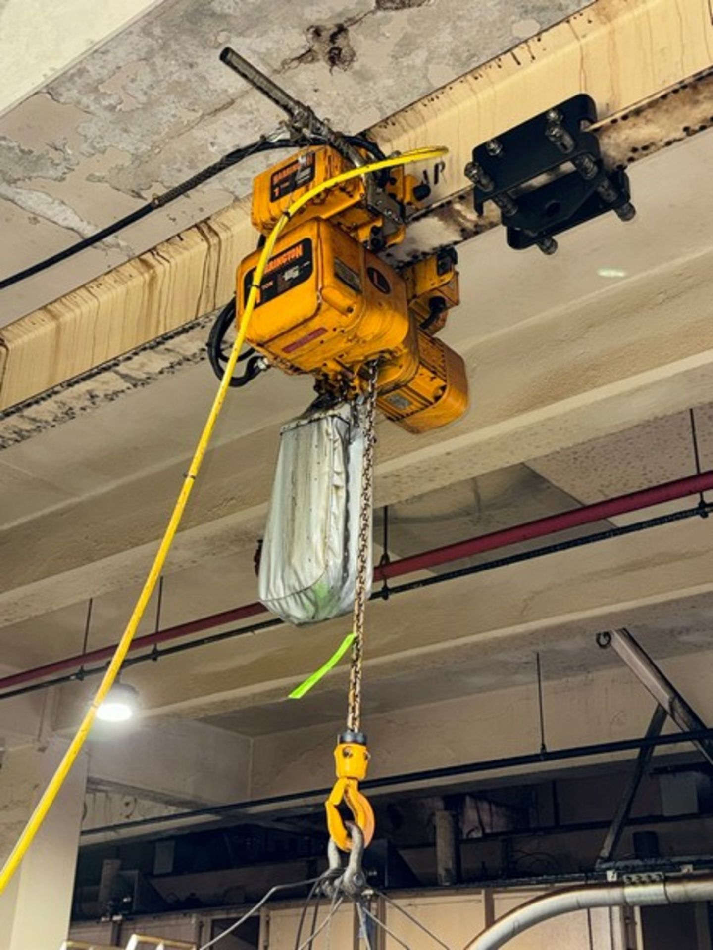 Harrington 1 Ton Electric Hoist, with Hand Control (NOTE: Does Not Include Cross Beam)(LOCATED IN - Image 2 of 4