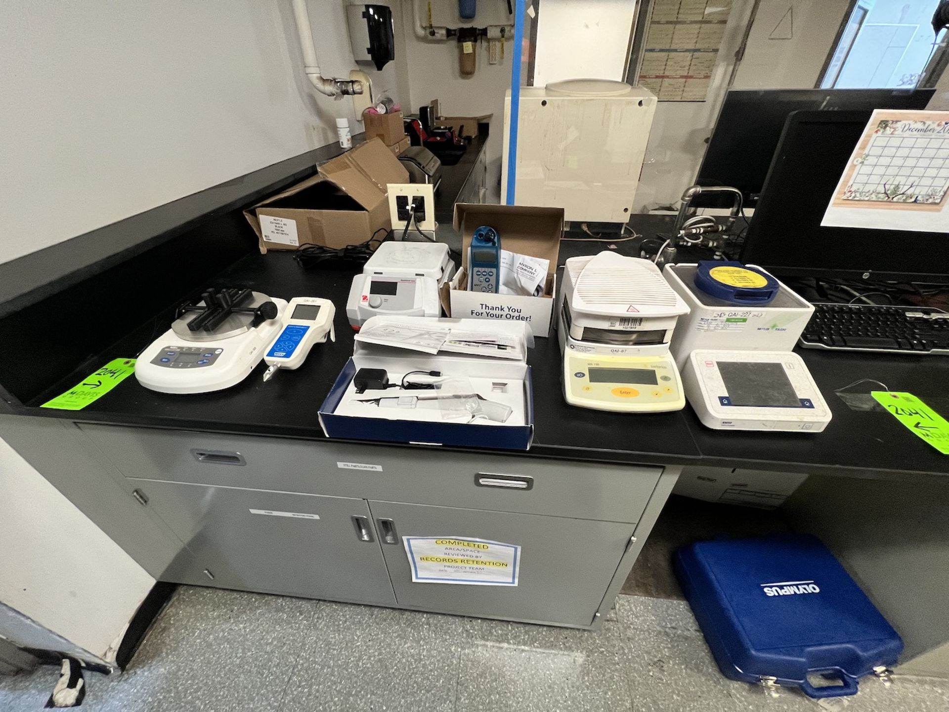 ASSORTED LAB AND ANALYTICAL EQUIPMENT, INCLUDES NIDEC CAP TORQUE TESTER, MODEL CAP-TNP-10, WITT