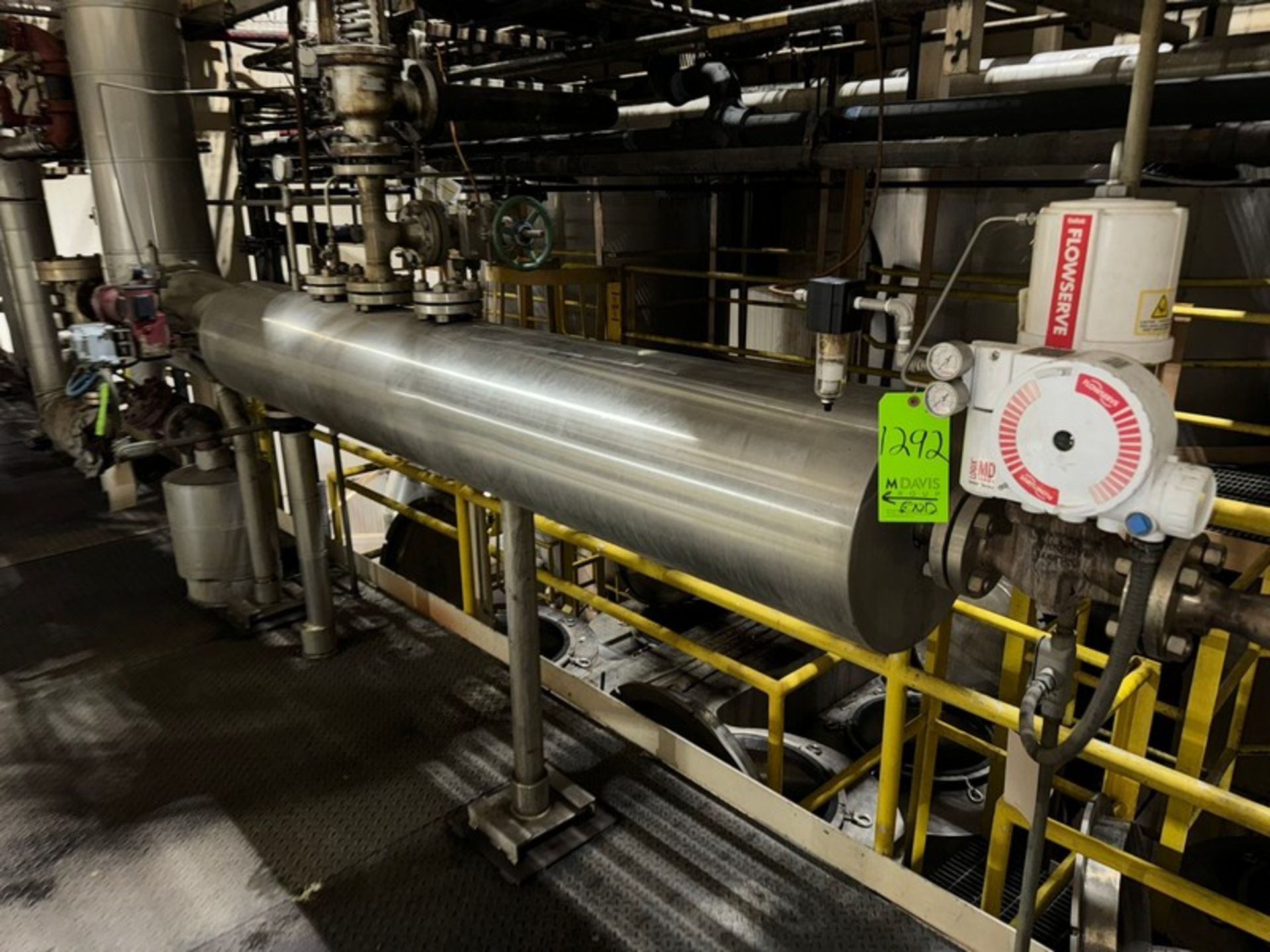 Shell & Tube Heat Exchanger, Aprox. 95” L x 15” Dia.(LOCATED IN FREEHOLD, N.J.) - Image 2 of 3