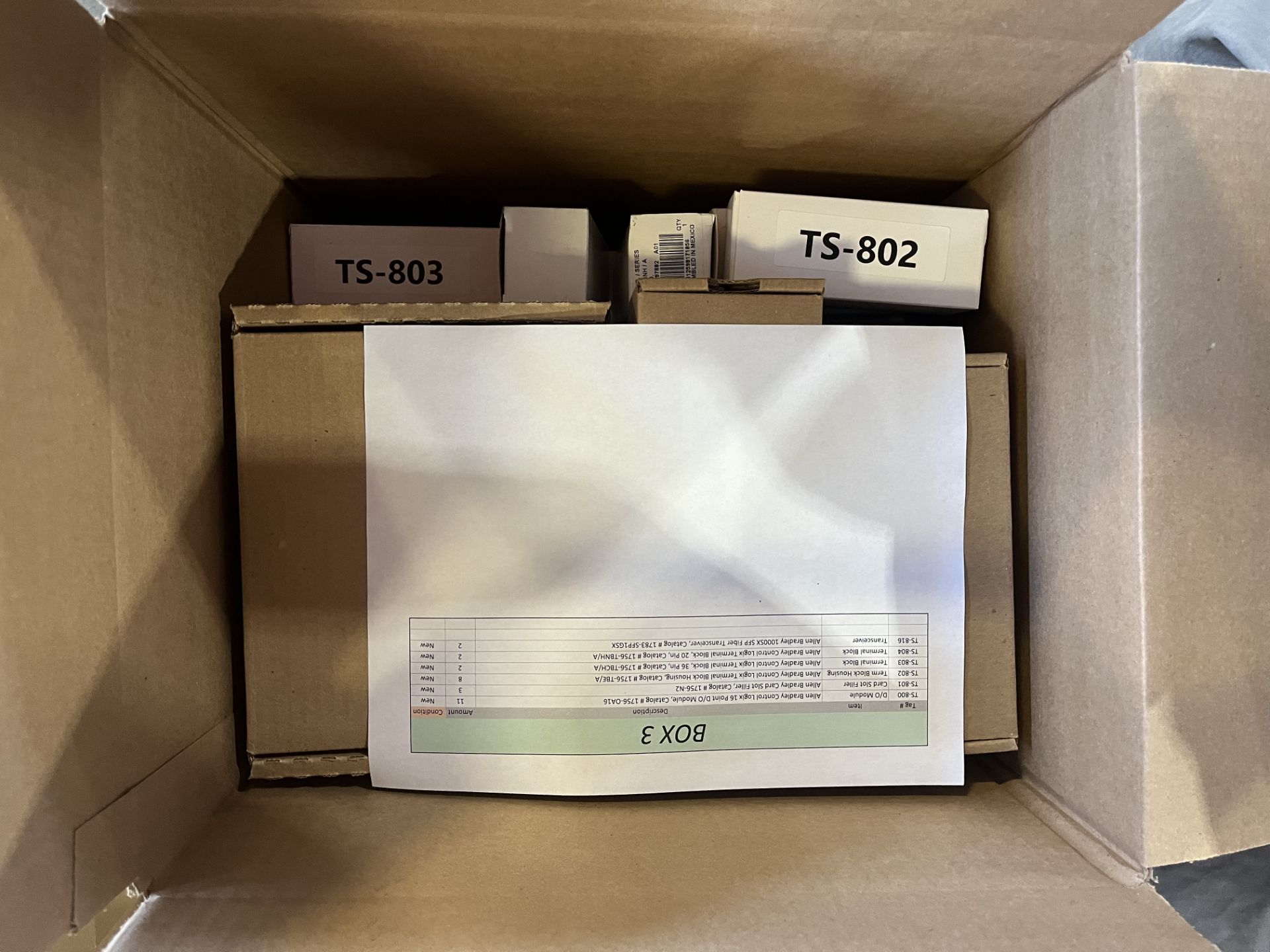 BOX OF NEW ALLEN-BRADLEY CONTENTS - Image 3 of 3