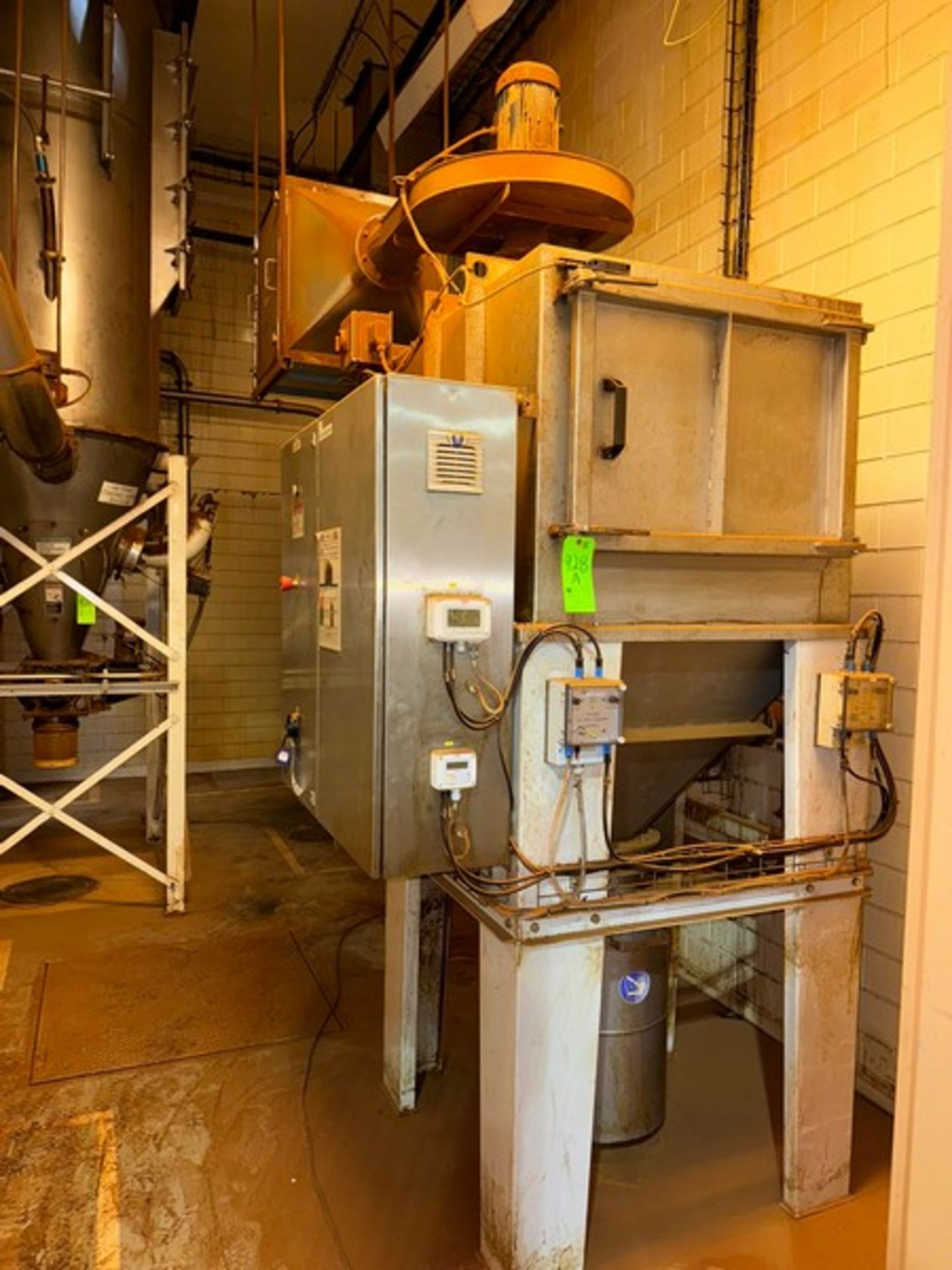 S/S Filler Dust Collector, with 2-Door On Board Control Panel (LOCATED IN FREEHOLD, N.J.)